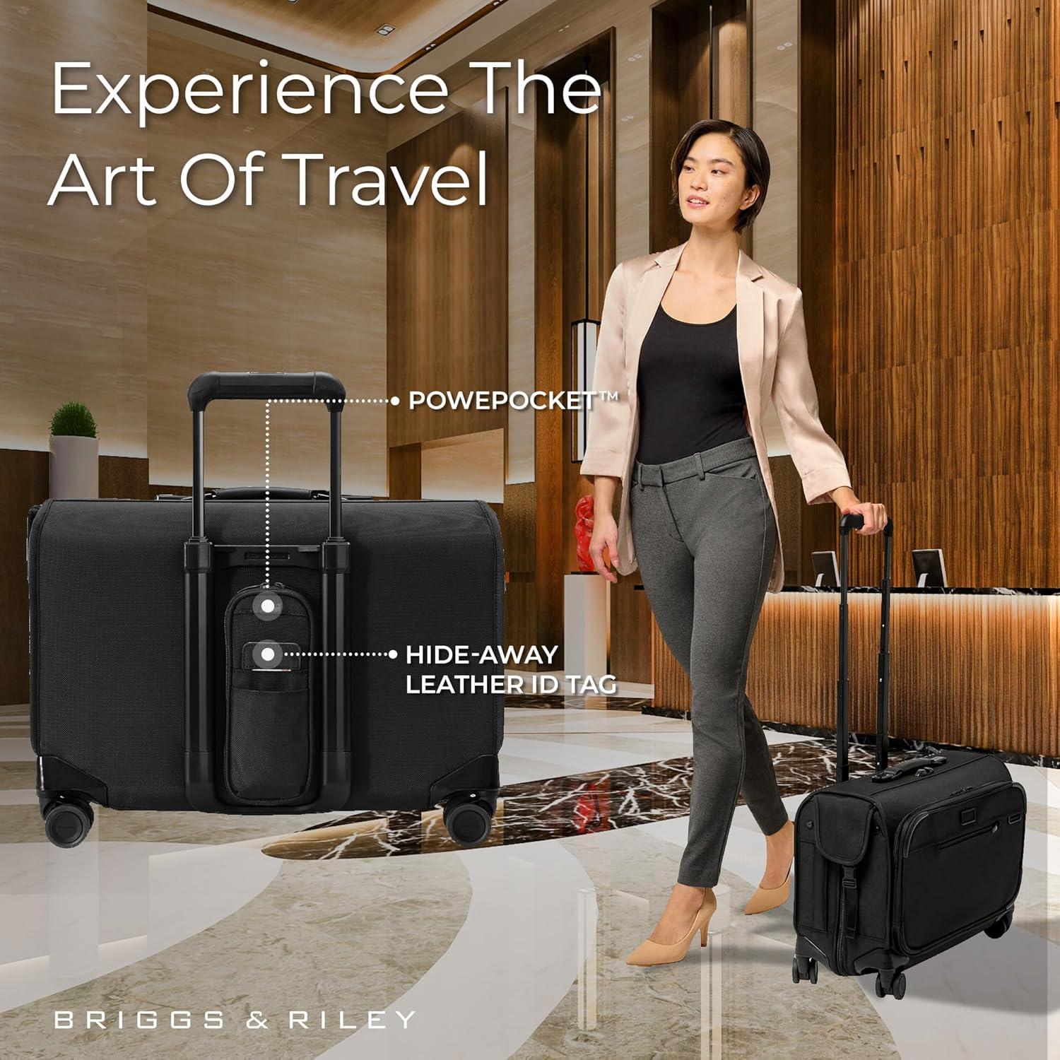 Maleta de Mano Briggs & Riley 21" Spinner Ropa Negra