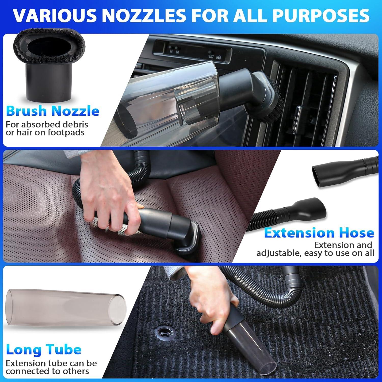 Kit de Limpieza de Auto Thinkwork con Aspiradora 8000Pa