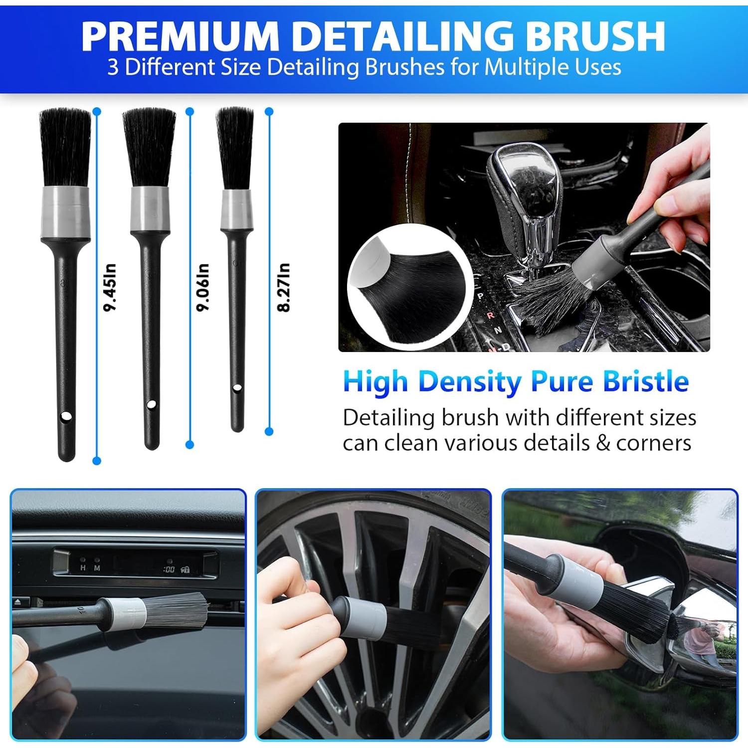 Kit de Limpieza de Auto Thinkwork con Aspiradora 8000Pa