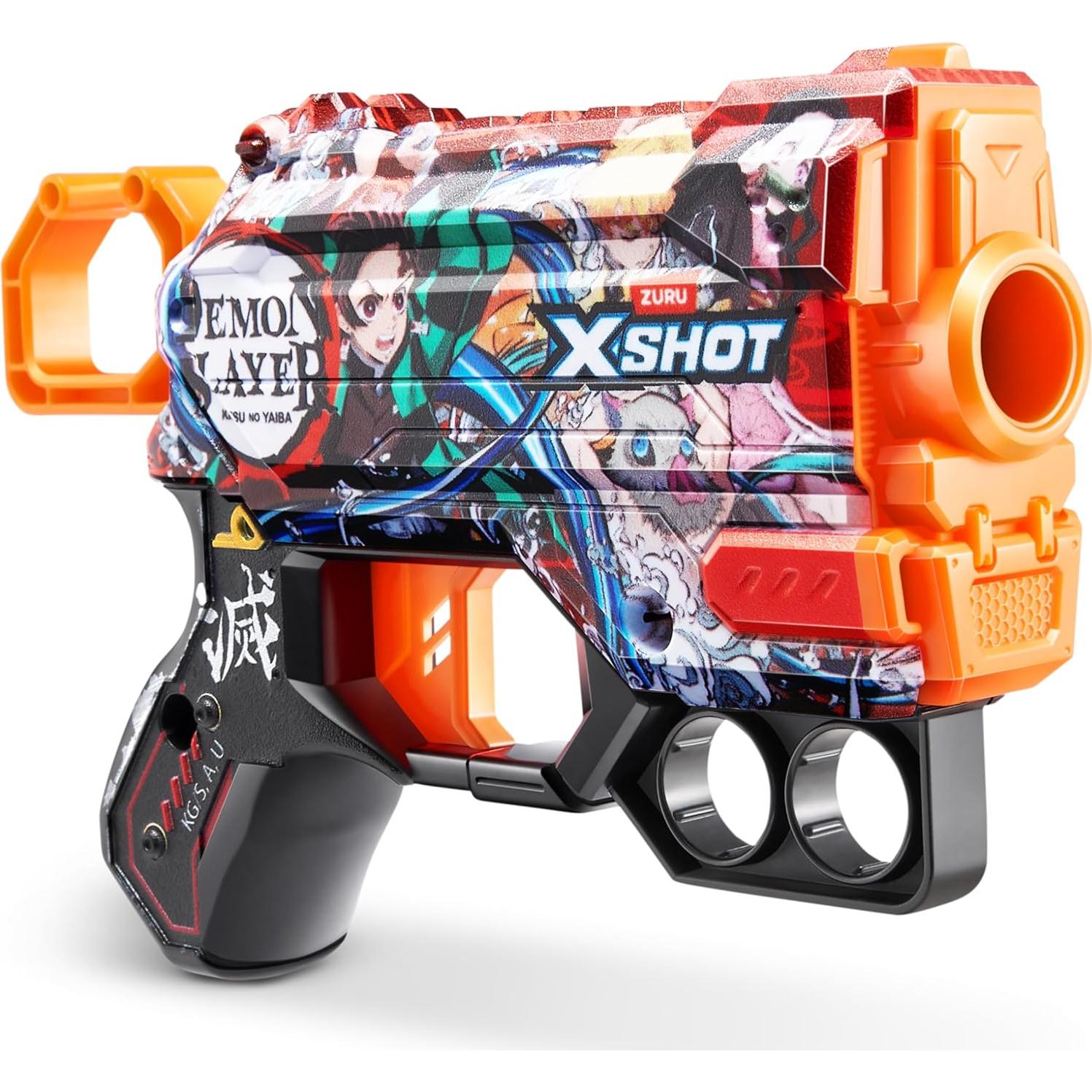 Blaster de Espuma X-Shot Skins Menace Demon Slayer - 16 Dardos