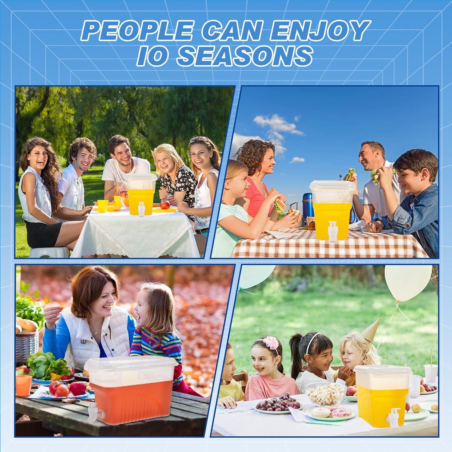 Dispensador de Bebidas Hoolerry 2 Pcs 3L con Grifo