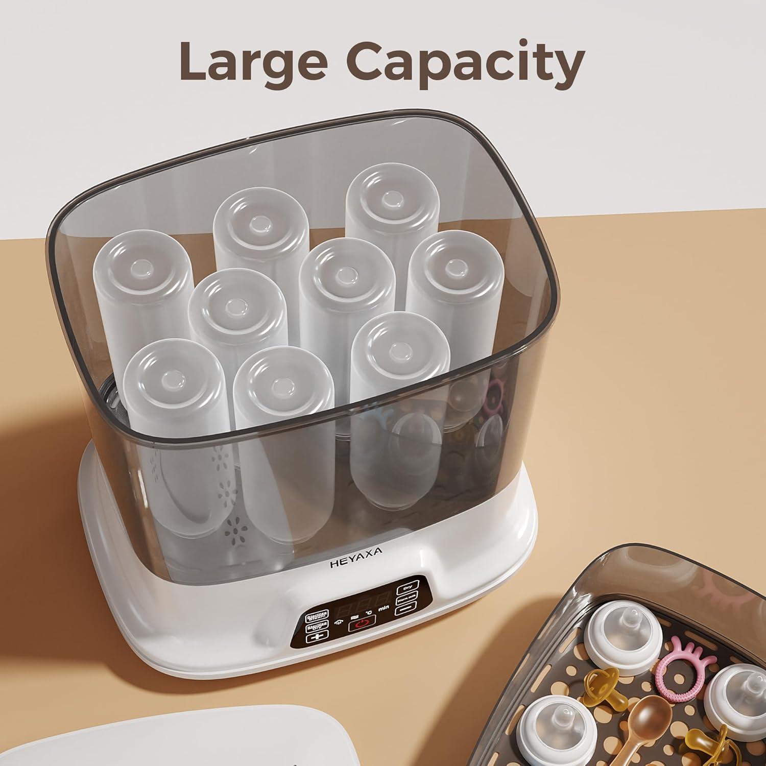 Esterilizador y Secador de Biberones HEYAXA 3 en 1 Azul