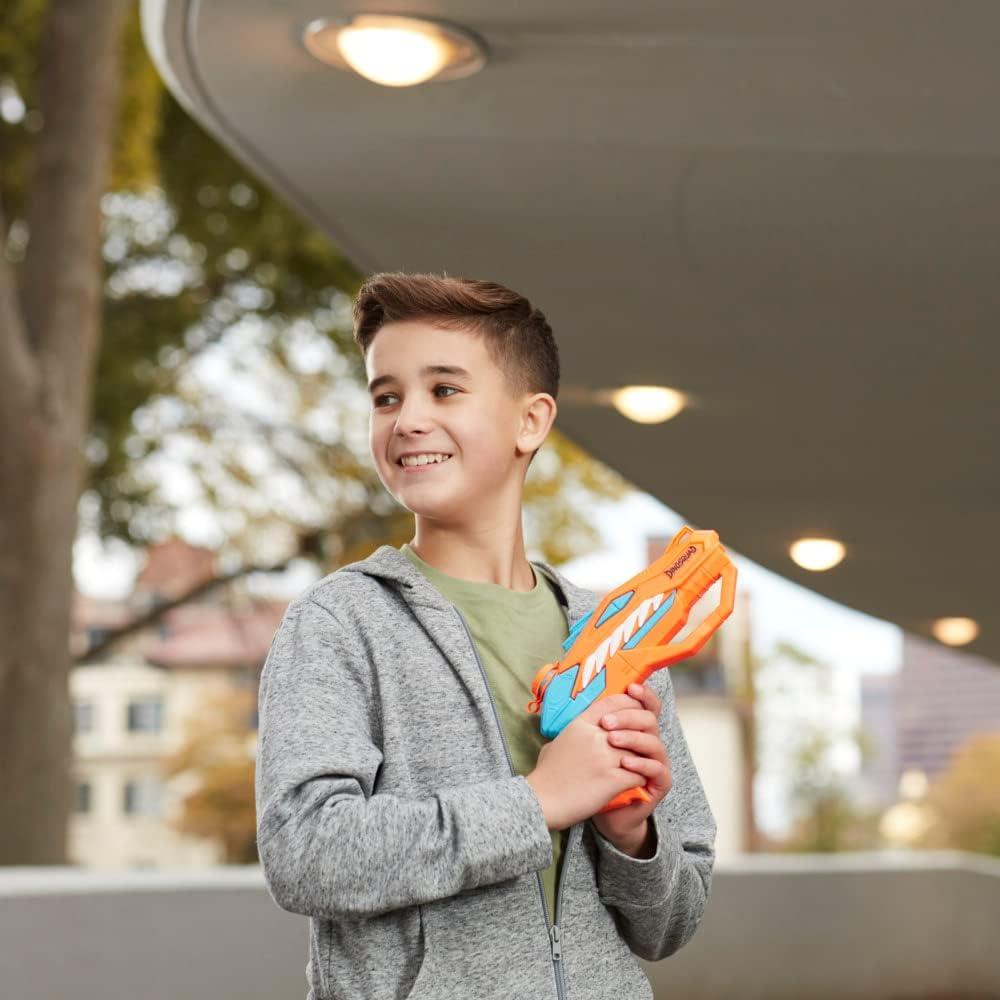 Lanzador de Agua Nerf Super Soaker DinoSquad Raptor-Surge