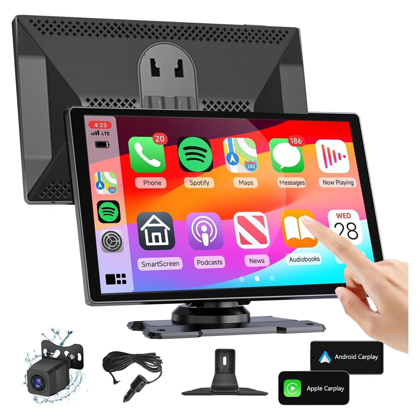 Pantalla Portátil 9" WECAMTX Carplay Inalámbrica GPS Bluetooth