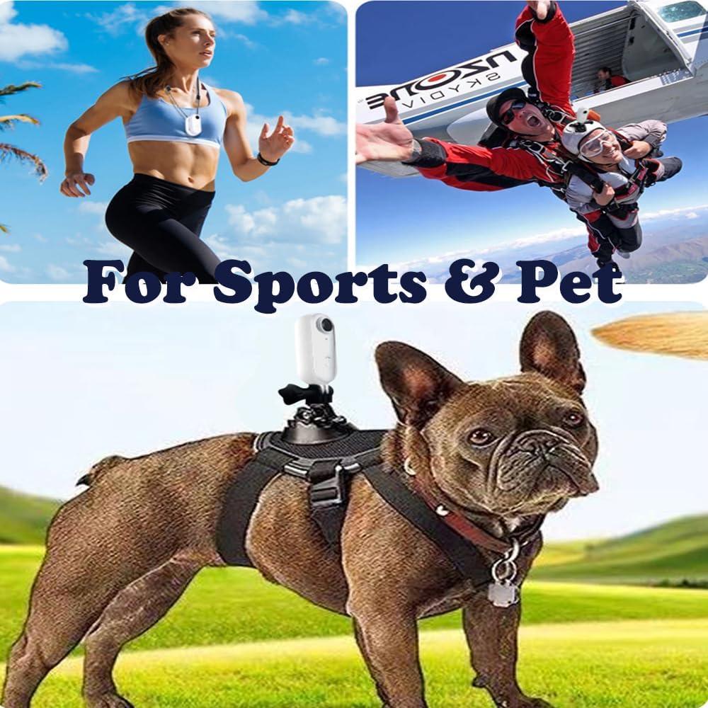 Cámara de Acción 4K Jinpei JS-10B con 64GB y Clips Magnéticos