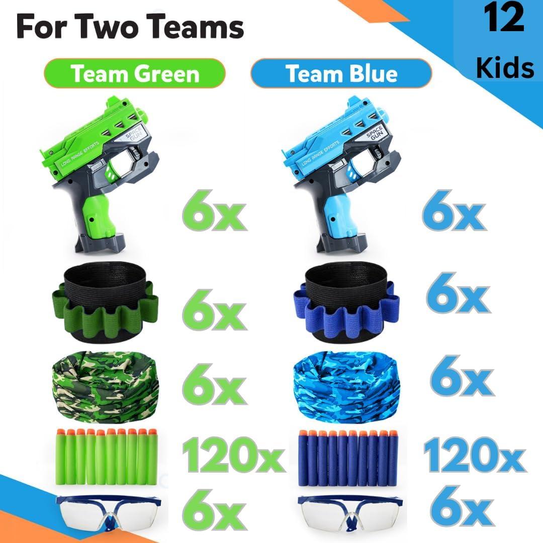 Kit de Fiesta Nerf Wishbox 12 Conjuntos para Niños