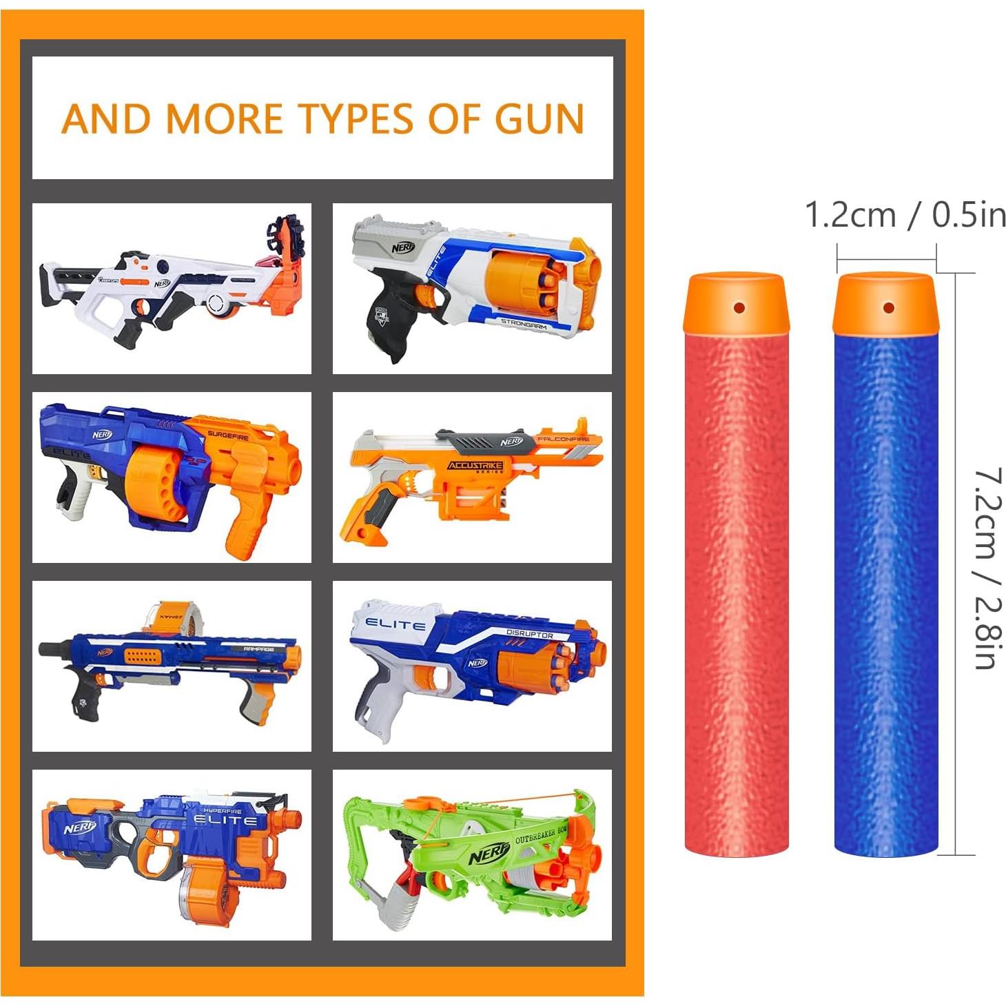 Recargas de Dardos Nerf 200pcs Compatibles N-Strike Elite