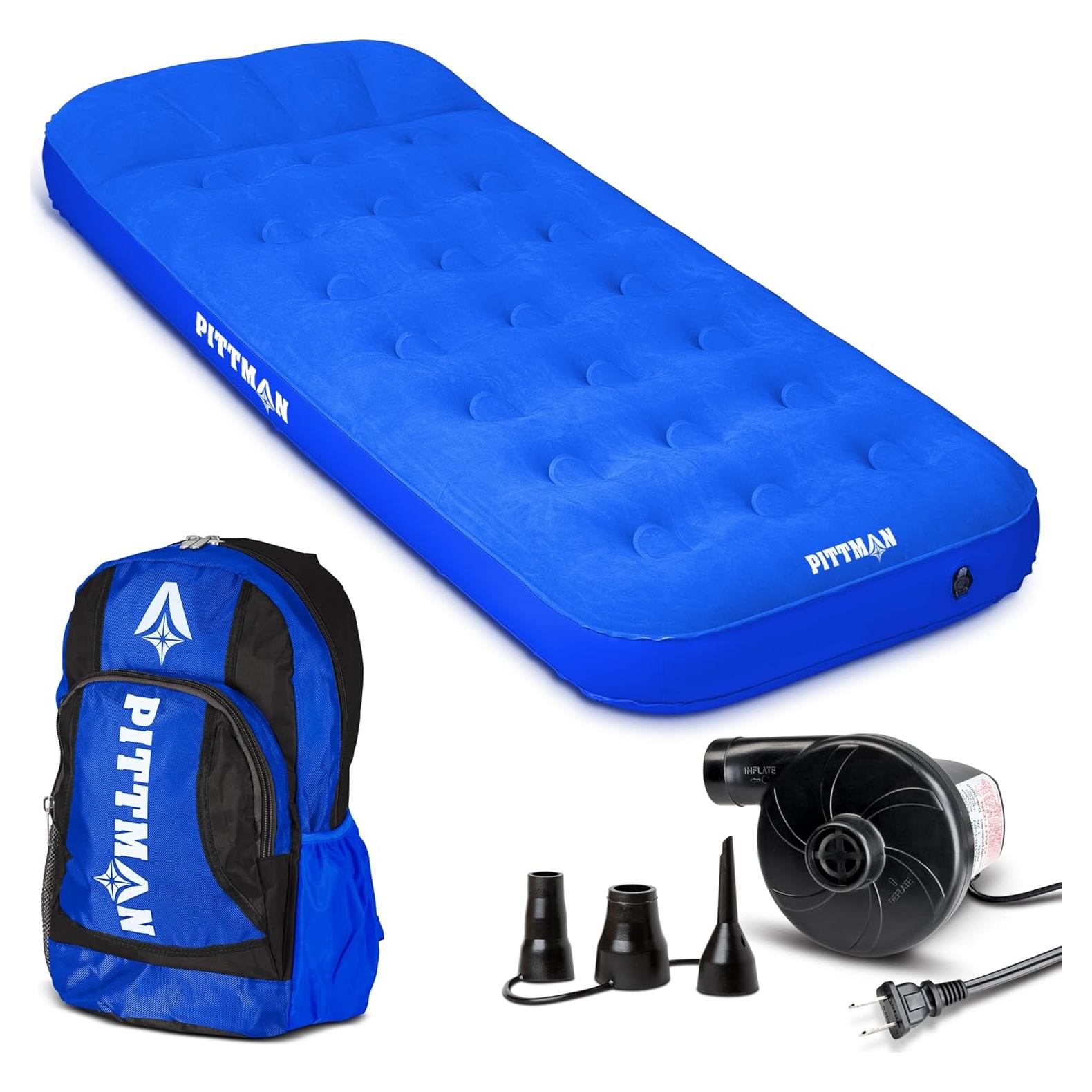 Colchón Inflable para Niños Pittman Outdoors Azul 185x76 cm