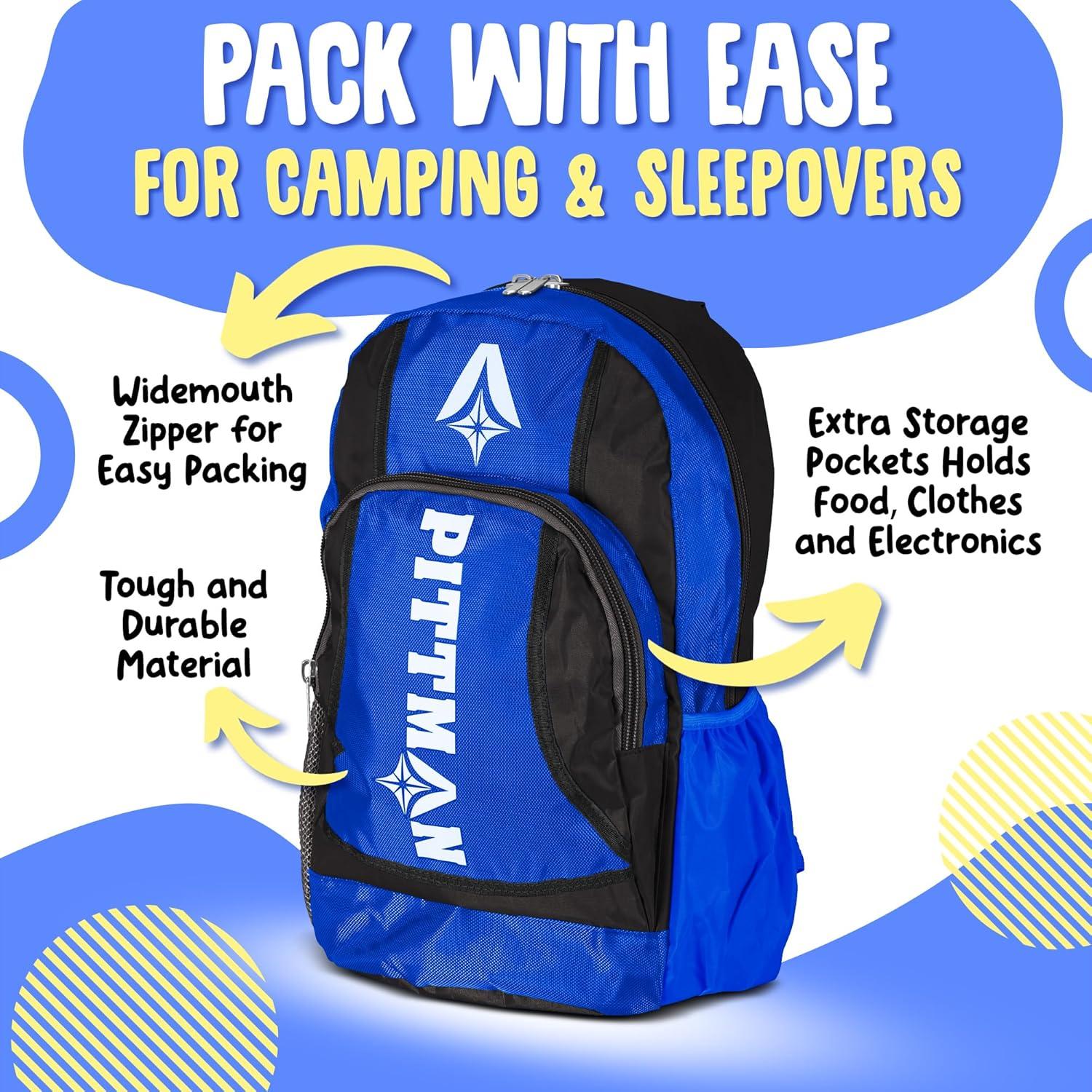 Colchón Inflable para Niños Pittman Outdoors Azul 185x76 cm