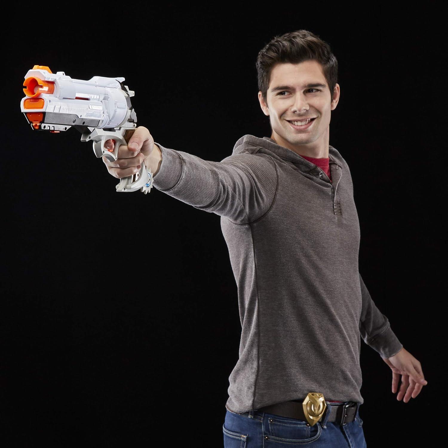 Blaster Nerf Rival Overwatch McCree con 6 Proyectiles