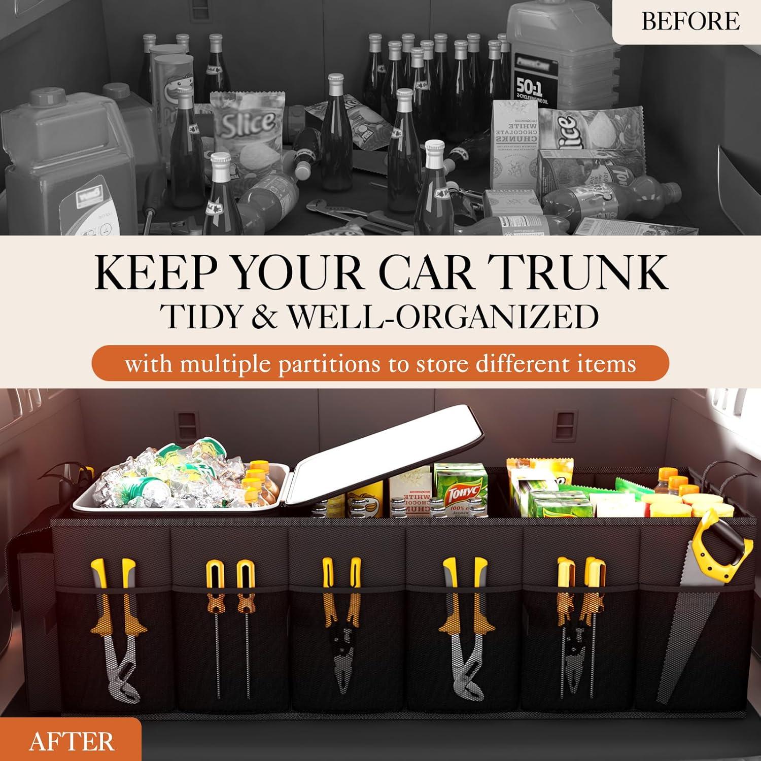 Organizador de Maletero HOTOR con Nevera Desmontable 92L