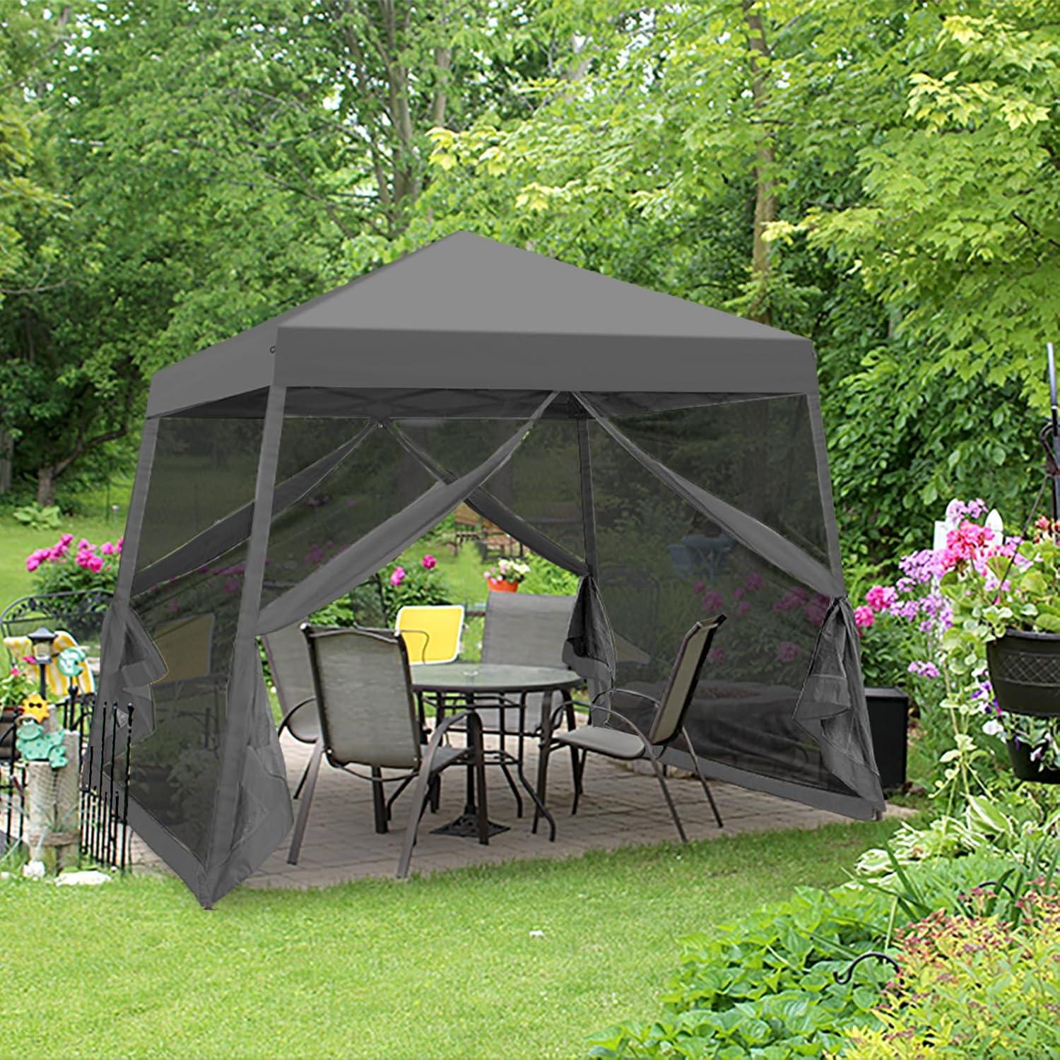 Carpa Plegable EAGLE PEAK 3x3m con Mosquitera y Protección UV