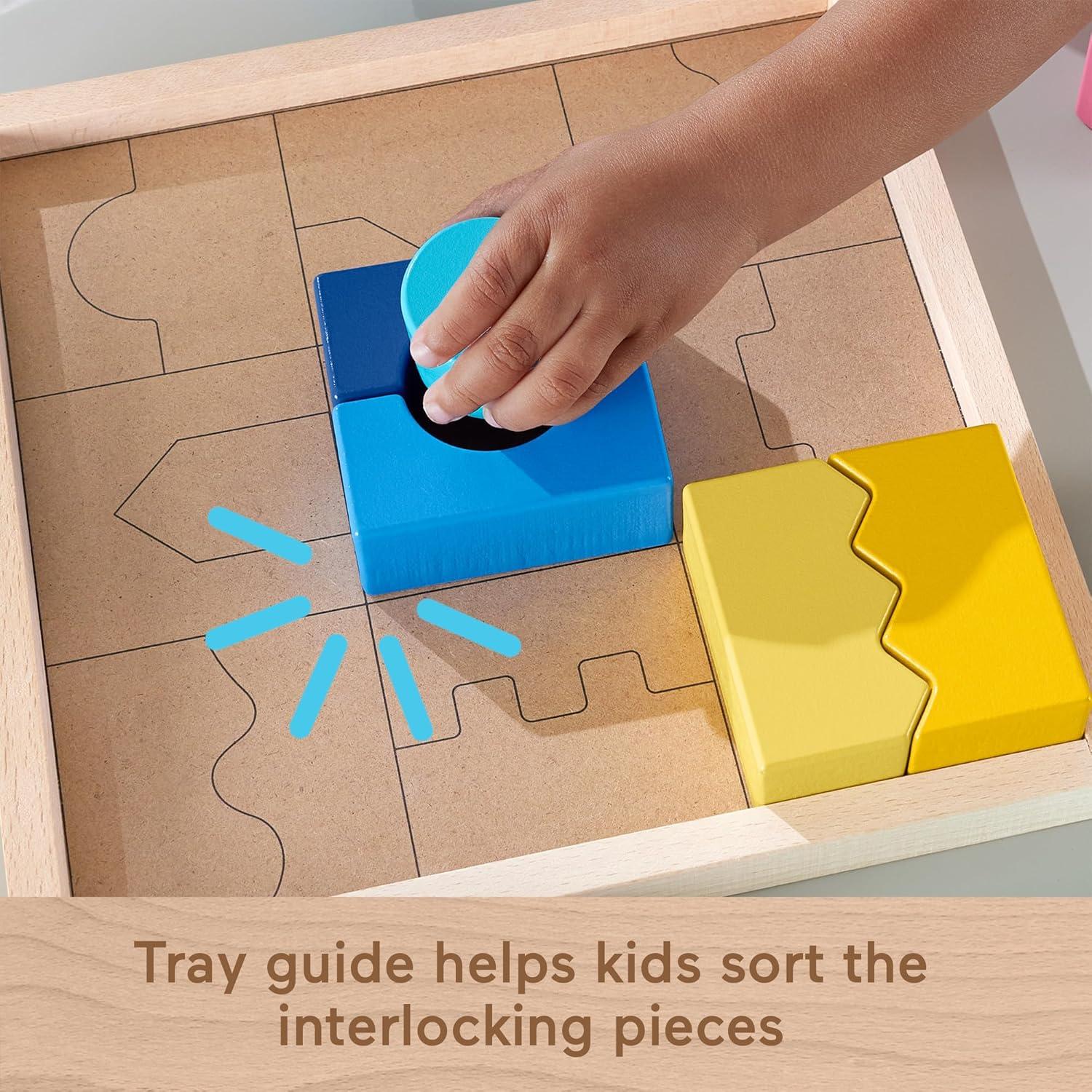 Rompecabezas de Madera Fisher-Price HXT95 con 19 Bloques