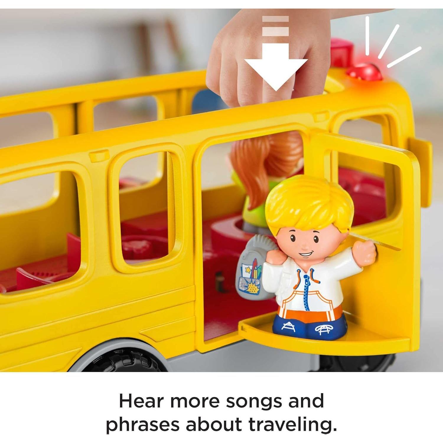 Autobús Escolar Fisher-Price Little People con Música y Luces