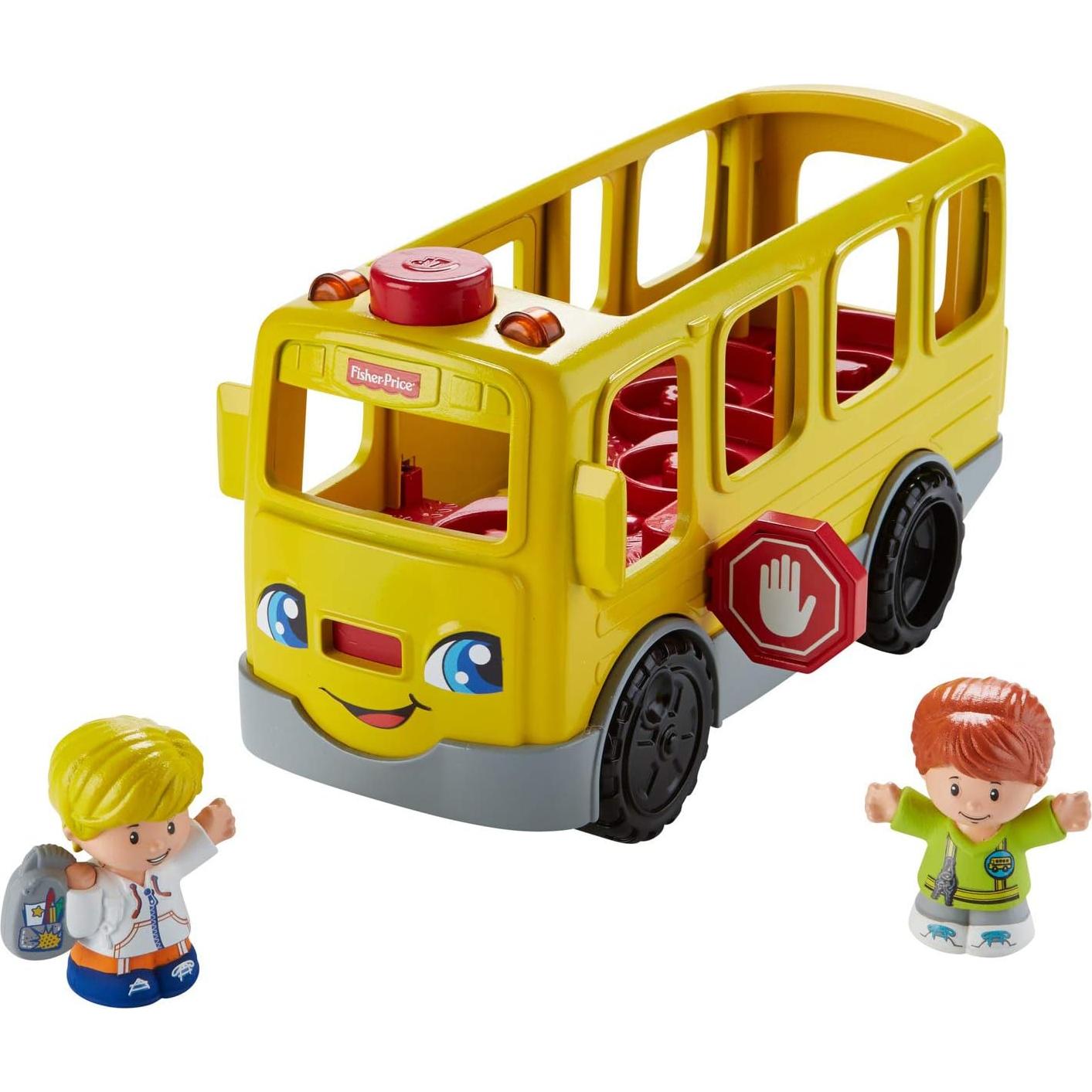Autobús Escolar Fisher-Price Little People con Música y Luces