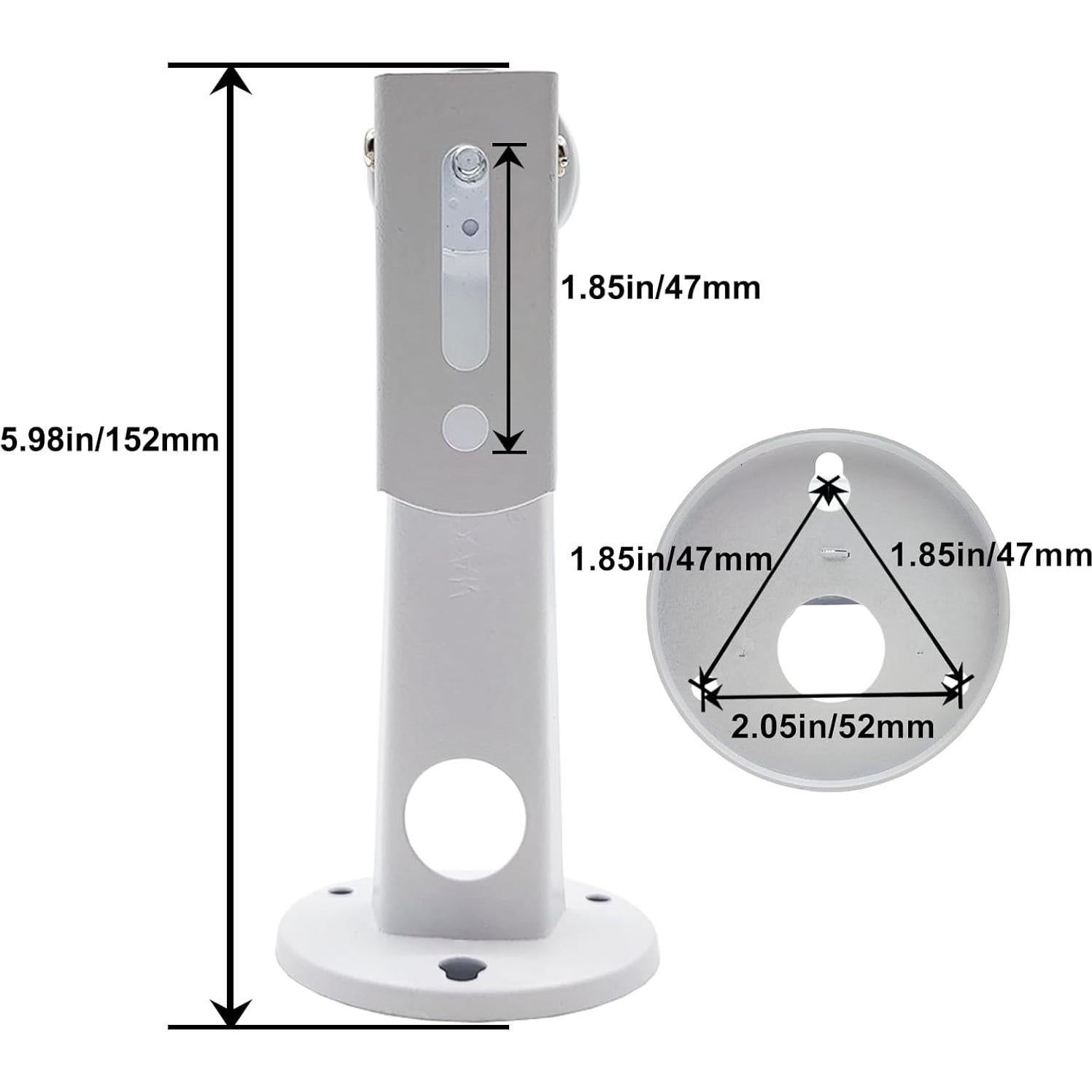 Soporte de Cámara de Seguridad para Proyector Mini NVRTTRR Blanco