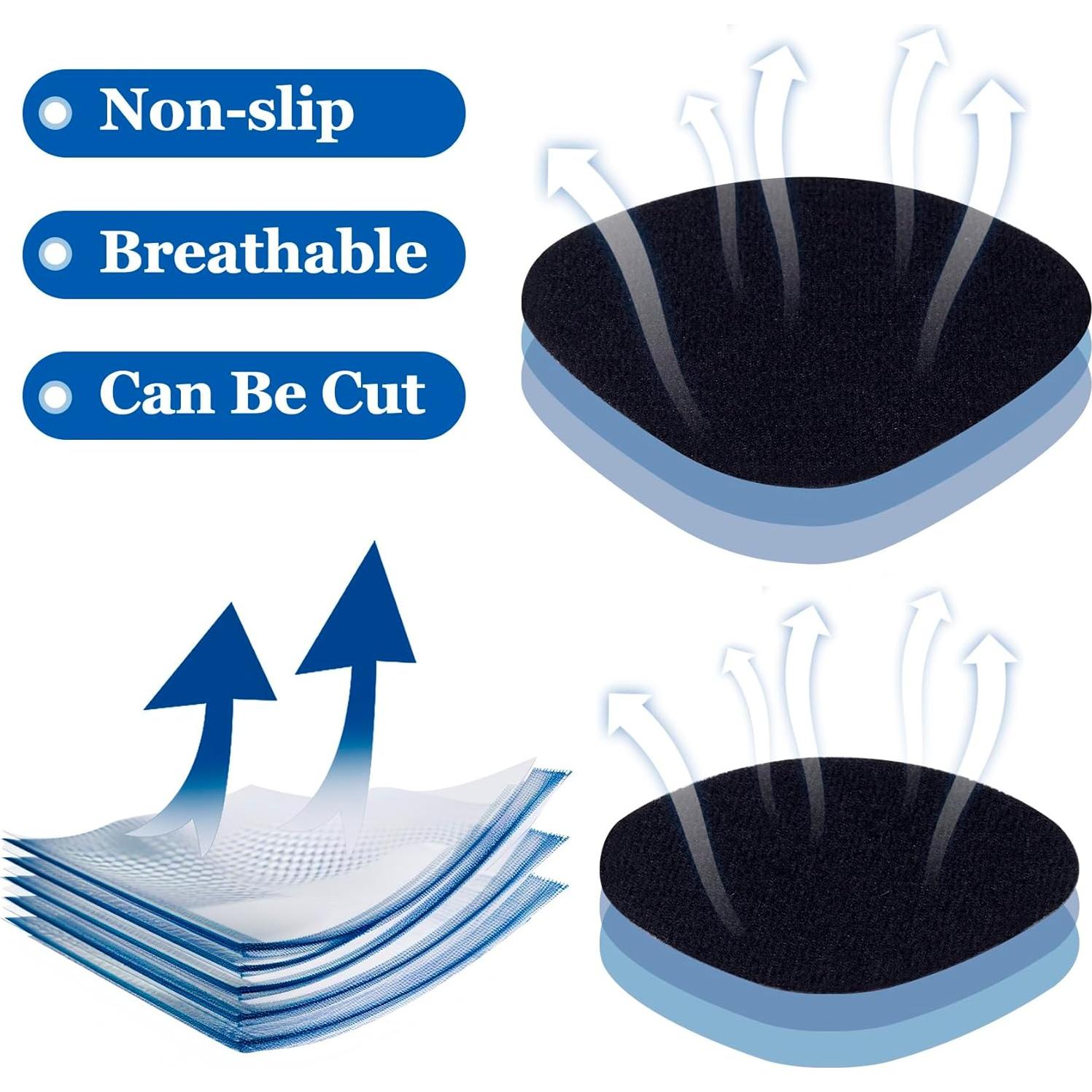 Parche de Reparación de Tacones Joez - 12 Piezas Negros