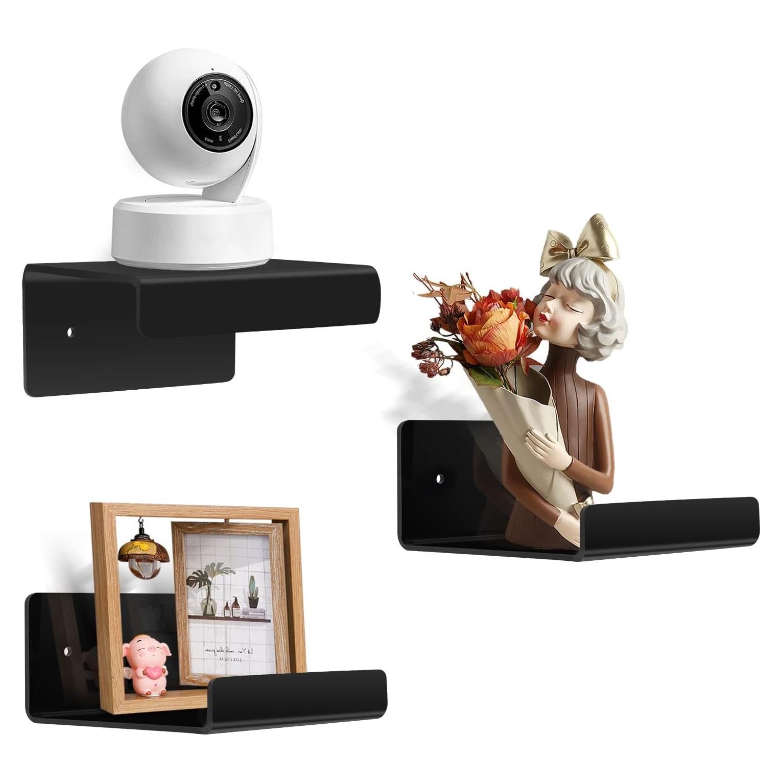 Estantes Flotantes de Acrílico Douildhaiy - 3 Piezas 10.16 cm