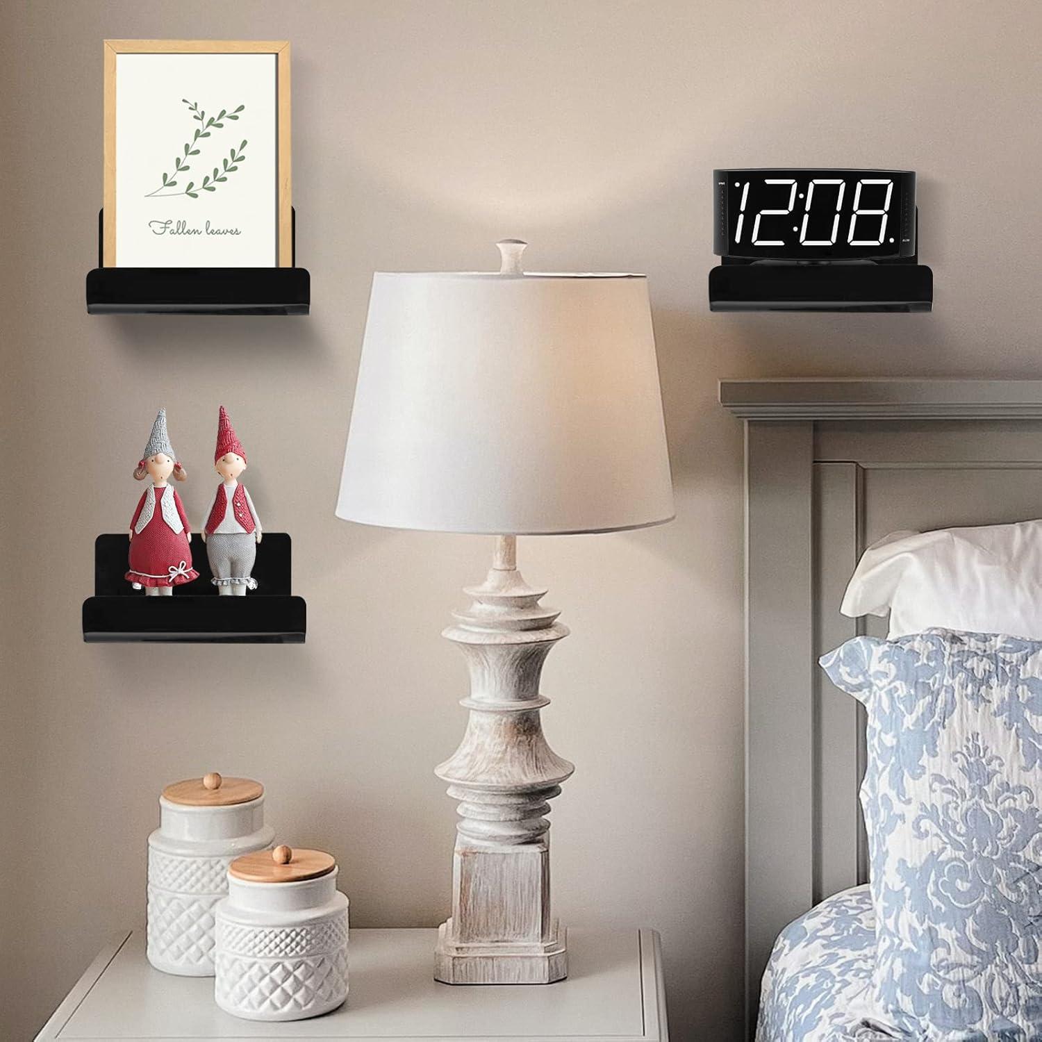 Estantes Flotantes de Acrílico Douildhaiy - 3 Piezas 10.16 cm