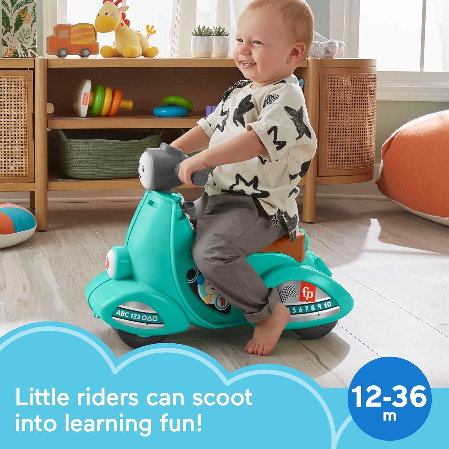Scooter de Juguete Fisher-Price Laugh & Learn Verde 1-3 años