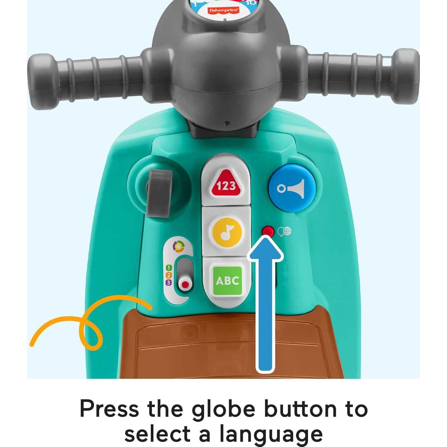 Scooter de Juguete Fisher-Price Laugh & Learn Verde 1-3 años