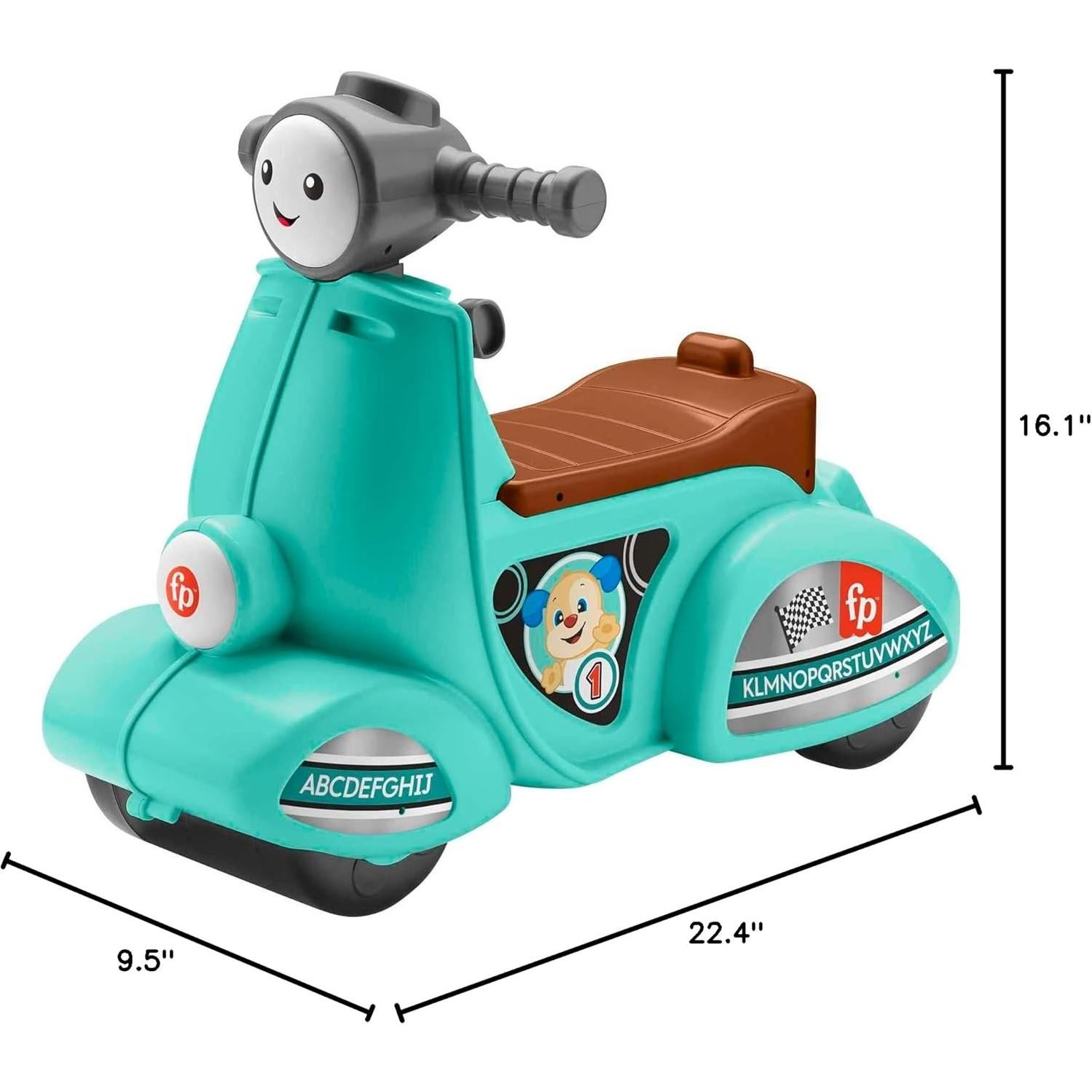 Scooter de Juguete Fisher-Price Laugh & Learn Verde 1-3 años