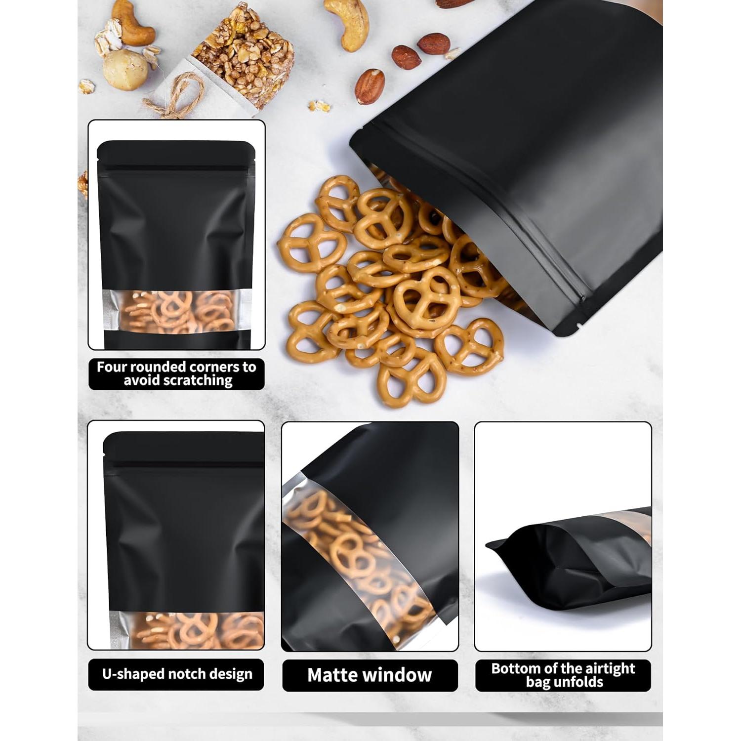 Paquete de 100 Bolsas Reutilizables a Prueba de Olores FireKylin 8.89x12.95cm