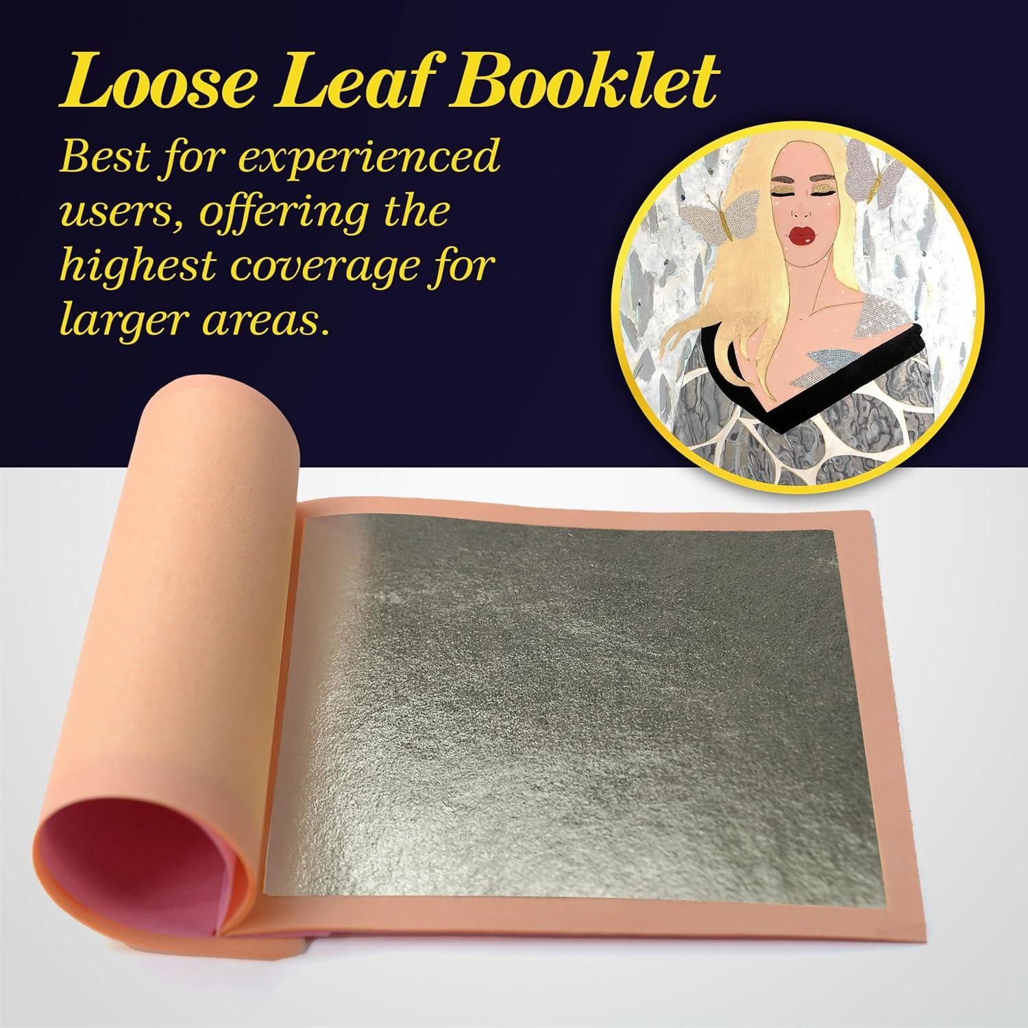 Hoja de Oro 12K BARNABAS BLATTGOLD - 25 Hojas 8.6 cm