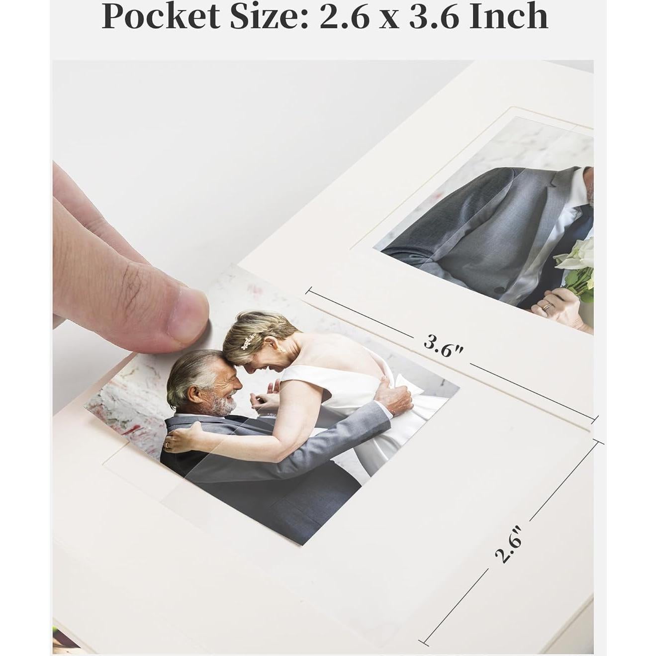 Álbum de Fotos Remowith para Fujifilm Instax y Polaroid, 52 Bolsillos, Azul