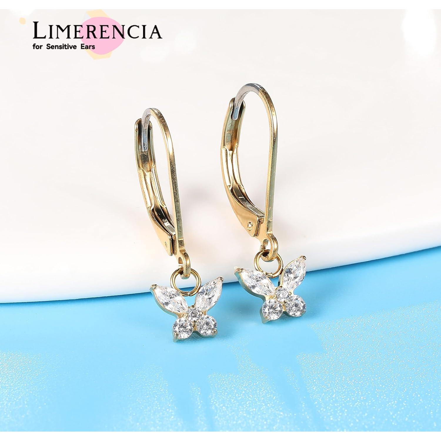 Pendientes Colgantes Limerencia de Titanio Hipoalergénicos