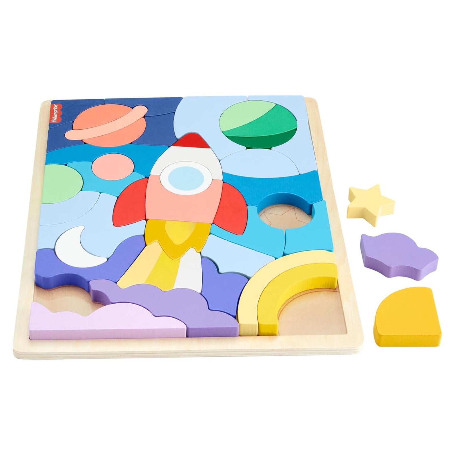 Rompecabezas de Madera Fisher-Price Espacial 42 Piezas