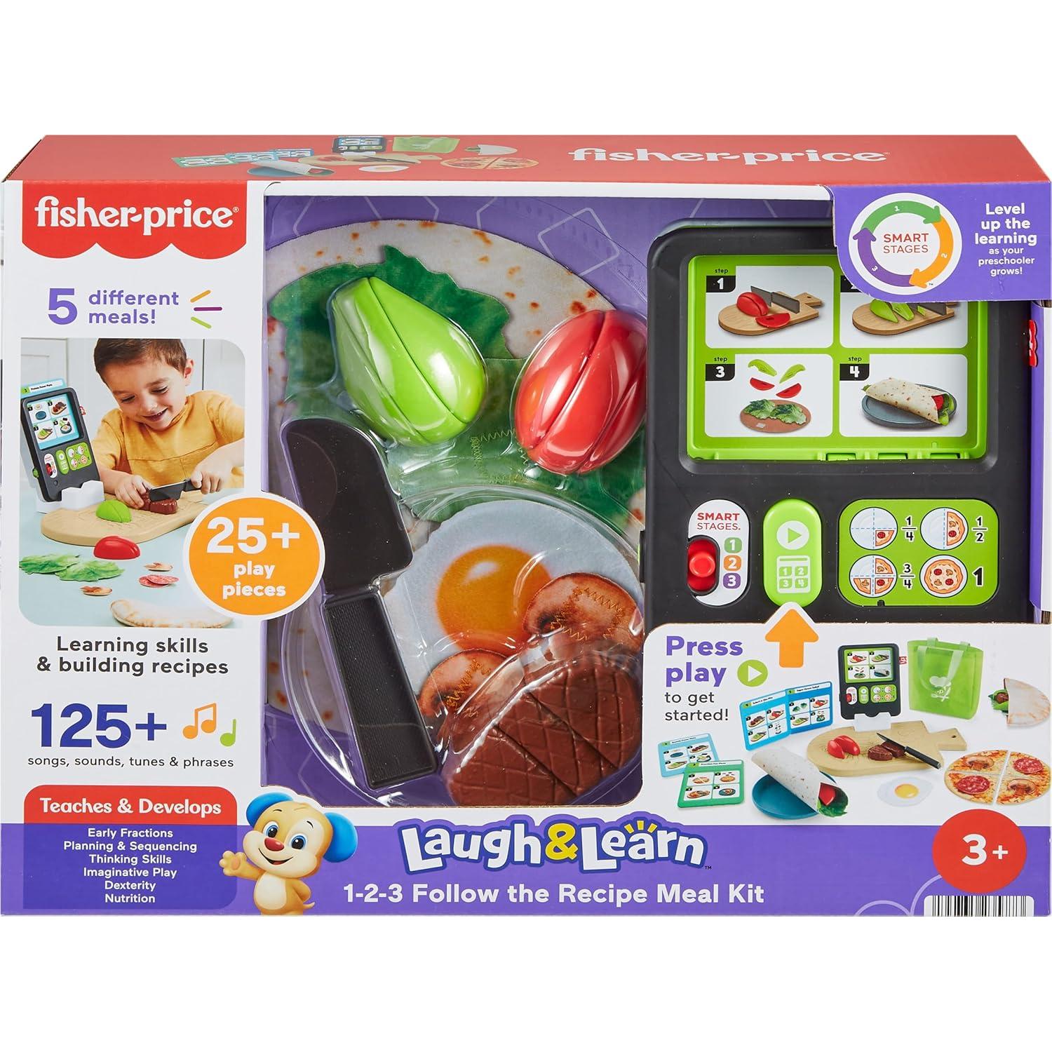 Juego de Cocina Fisher-Price 123 Sigue la Receta 30 Piezas