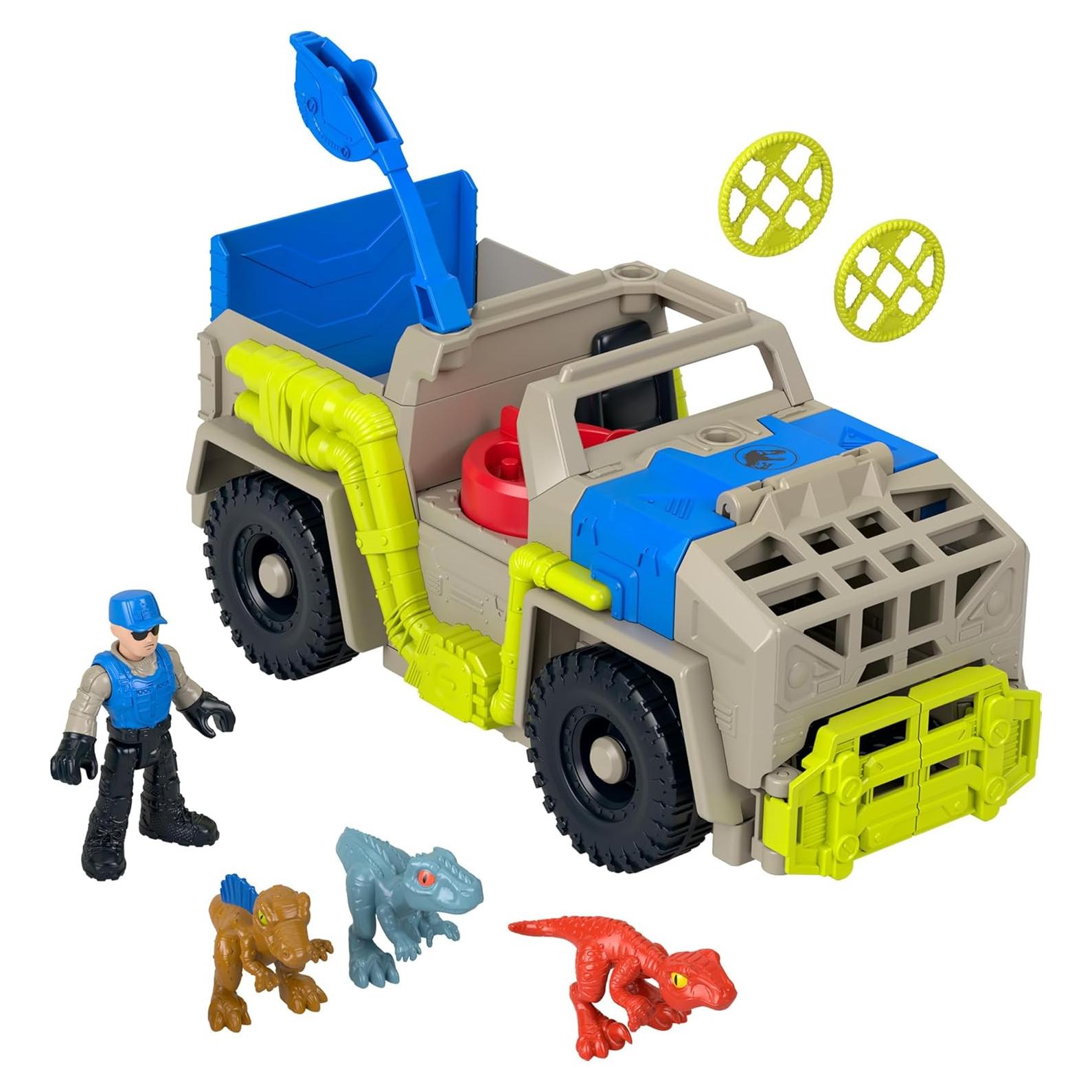 Fisher-Price Imaginext Mundo Jurásico Camión de Dinosaurios