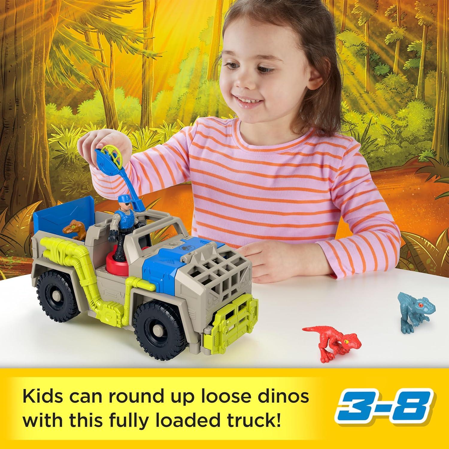 Fisher-Price Imaginext Mundo Jurásico Camión de Dinosaurios