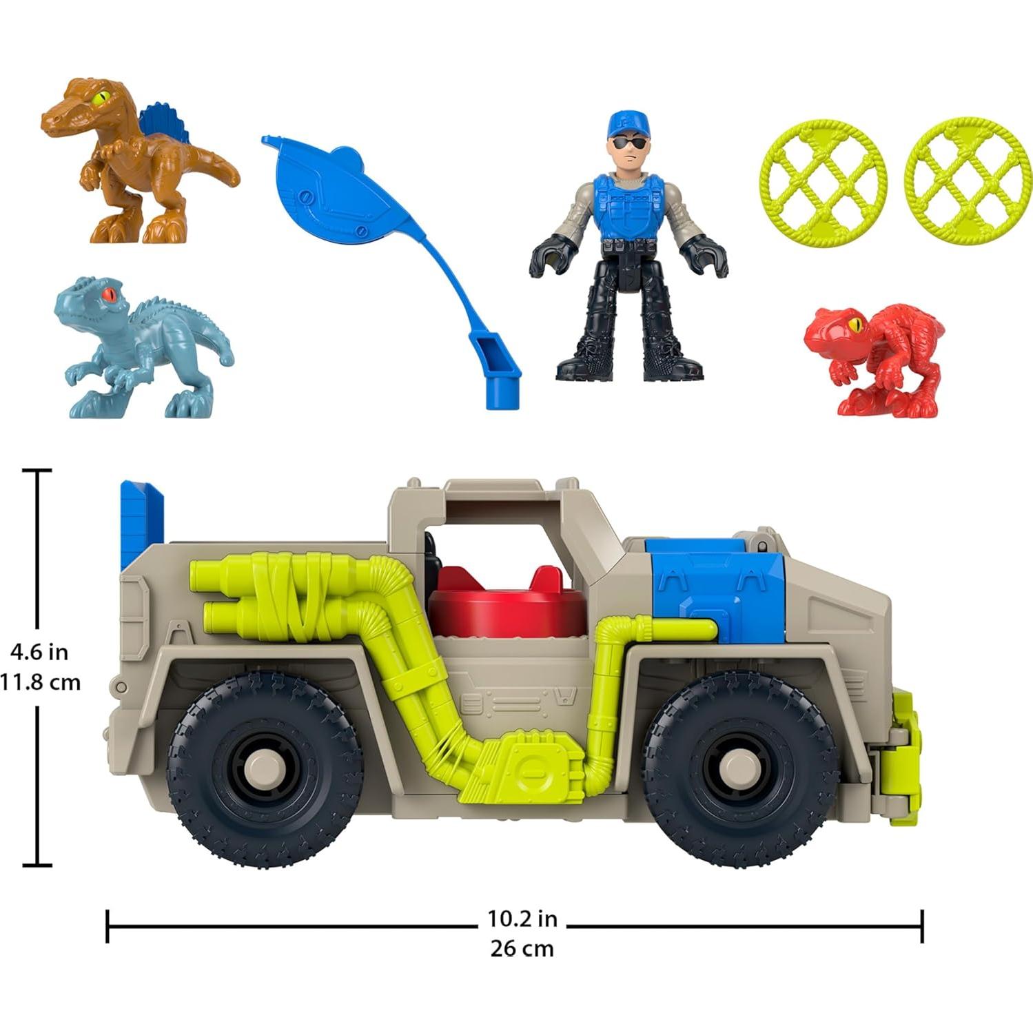 Fisher-Price Imaginext Mundo Jurásico Camión de Dinosaurios