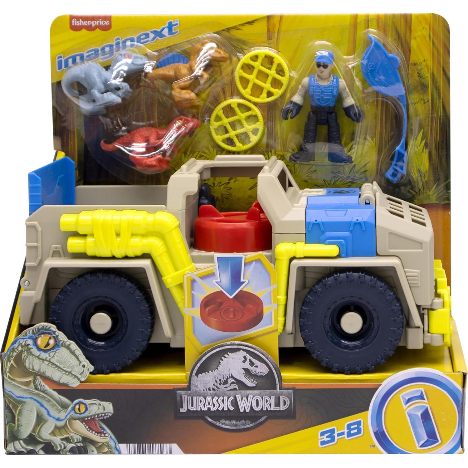 Fisher-Price Imaginext Mundo Jurásico Camión de Dinosaurios