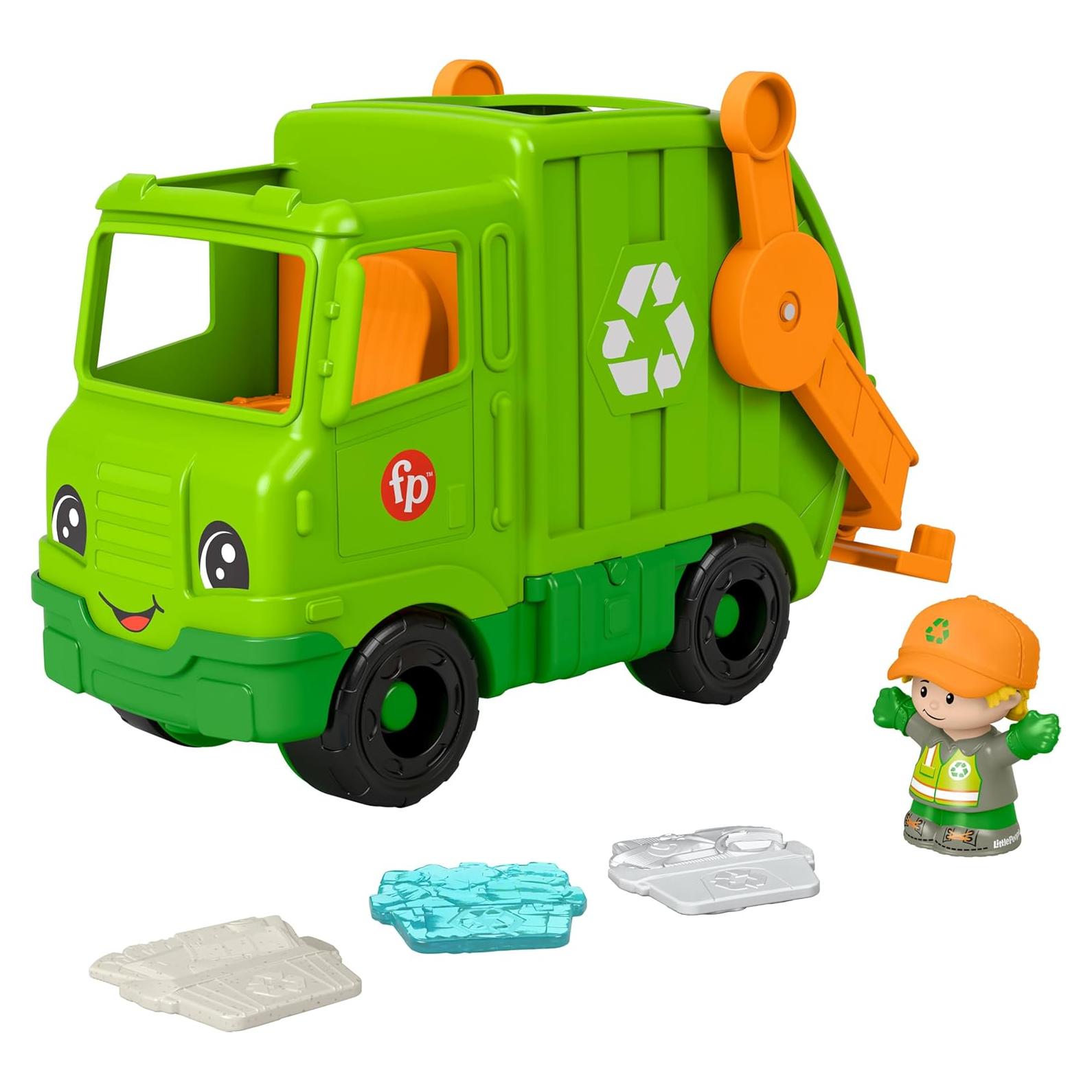 Camión de Reciclaje Musical Fisher-Price HYC11 para Niños 1+