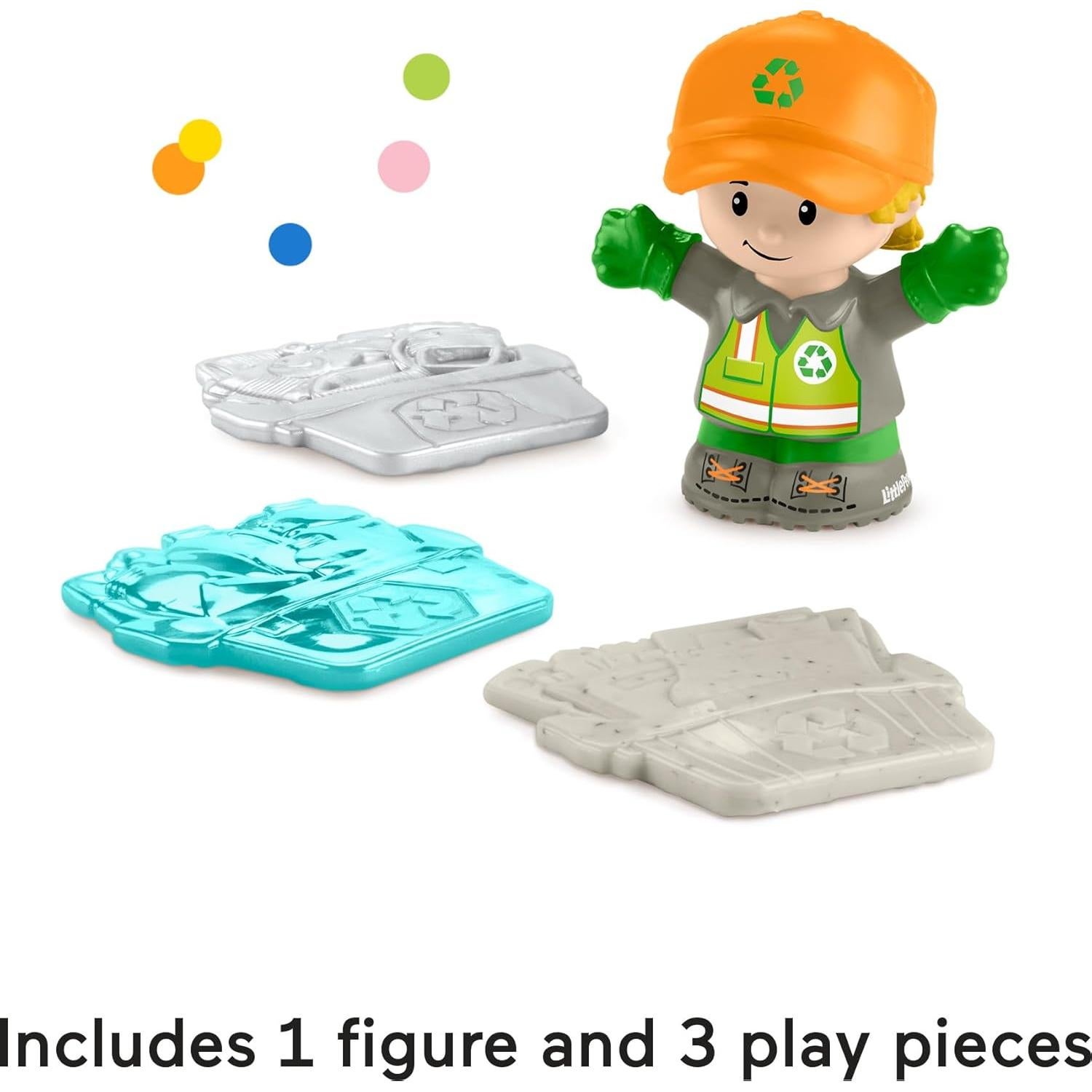 Camión de Reciclaje Musical Fisher-Price HYC11 para Niños 1+