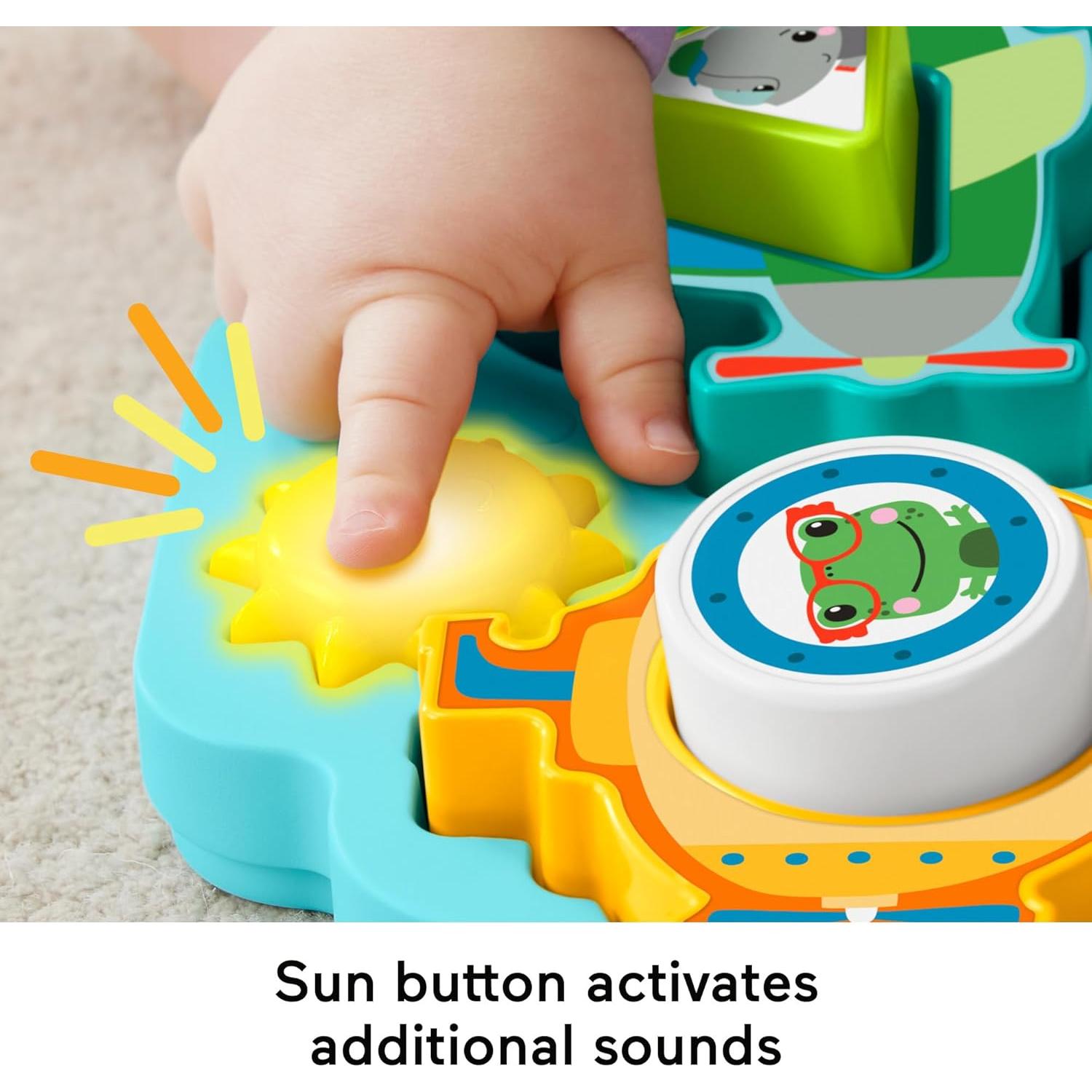 Rompecabezas de Vehículos Fisher-Price HRP31 con Sonidos y Luces