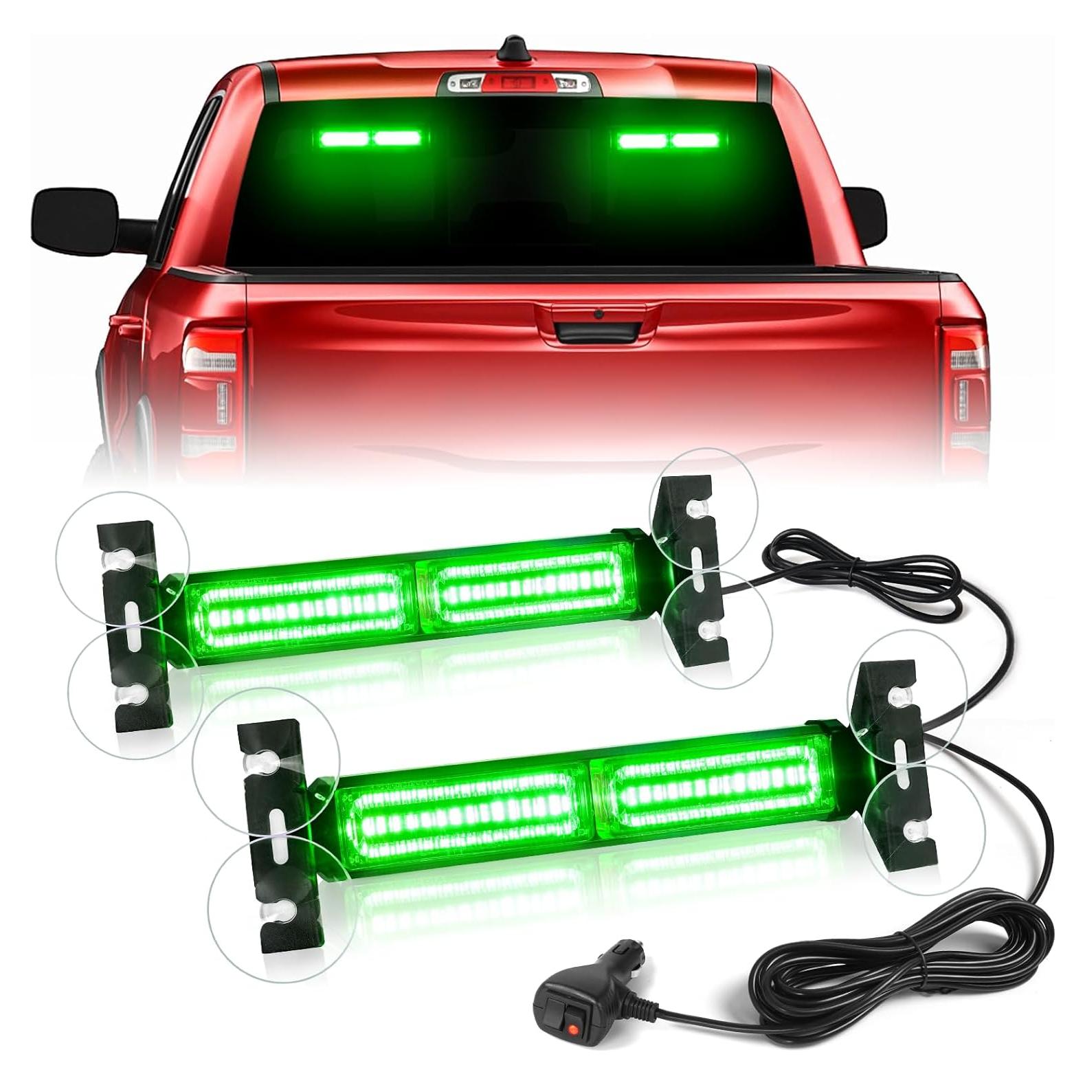 Barra de Luz Estroboscópica HLauto 1002L 40 LEDs Verde 27.1cm