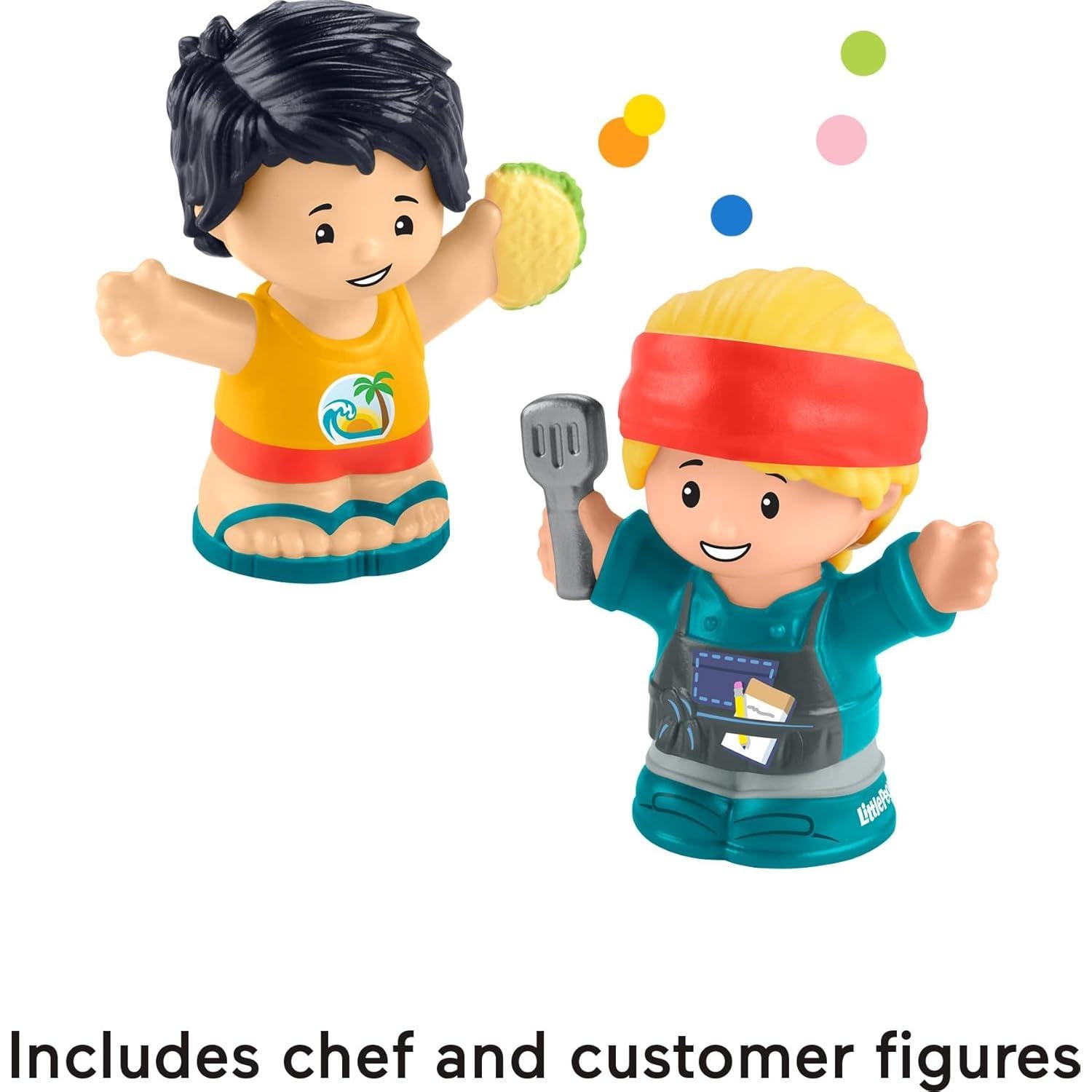 Camión de Comida Musical Fisher-Price con 2 Figuras