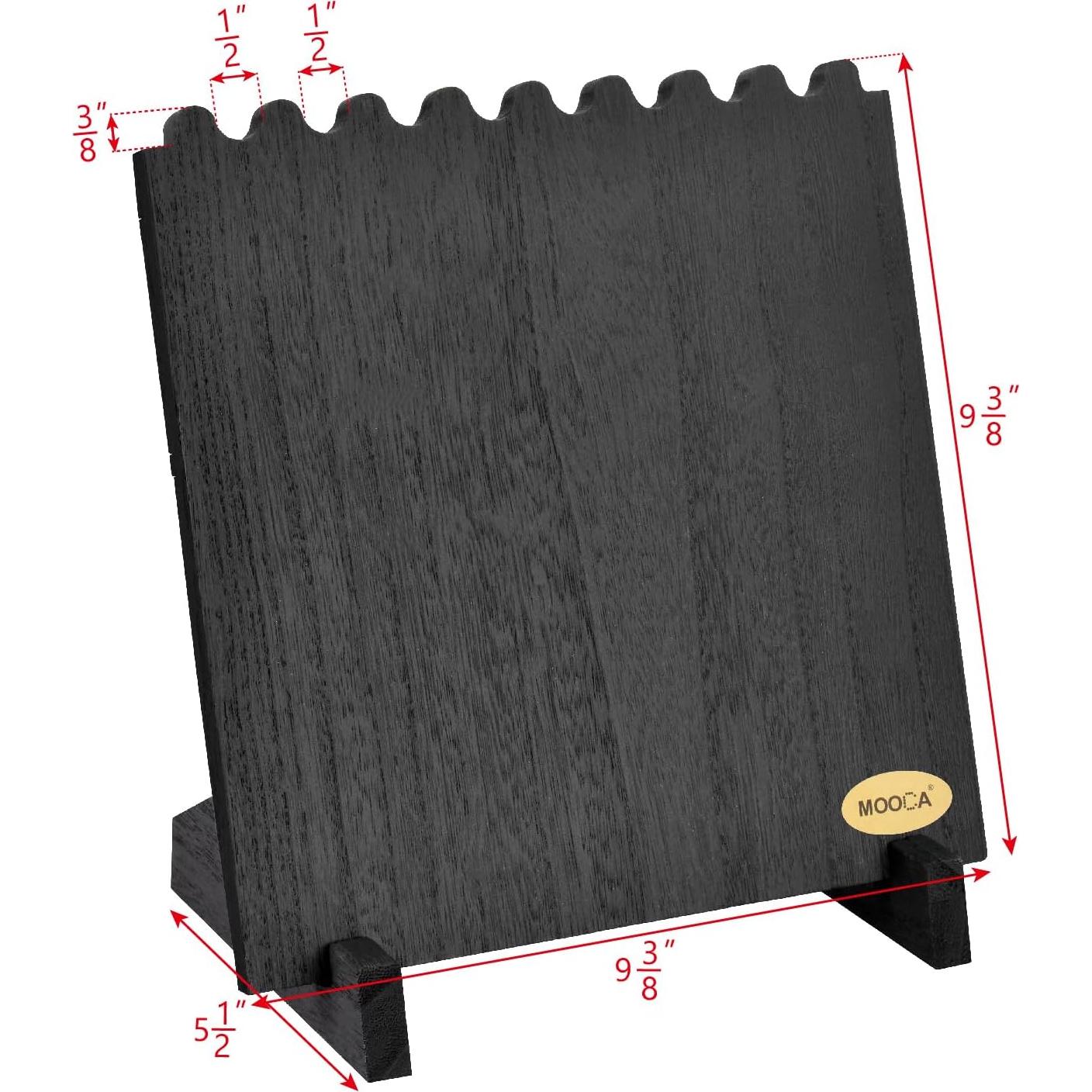 Soporte de Exhibición de Joyería MOOCA para 8 Collares Negro