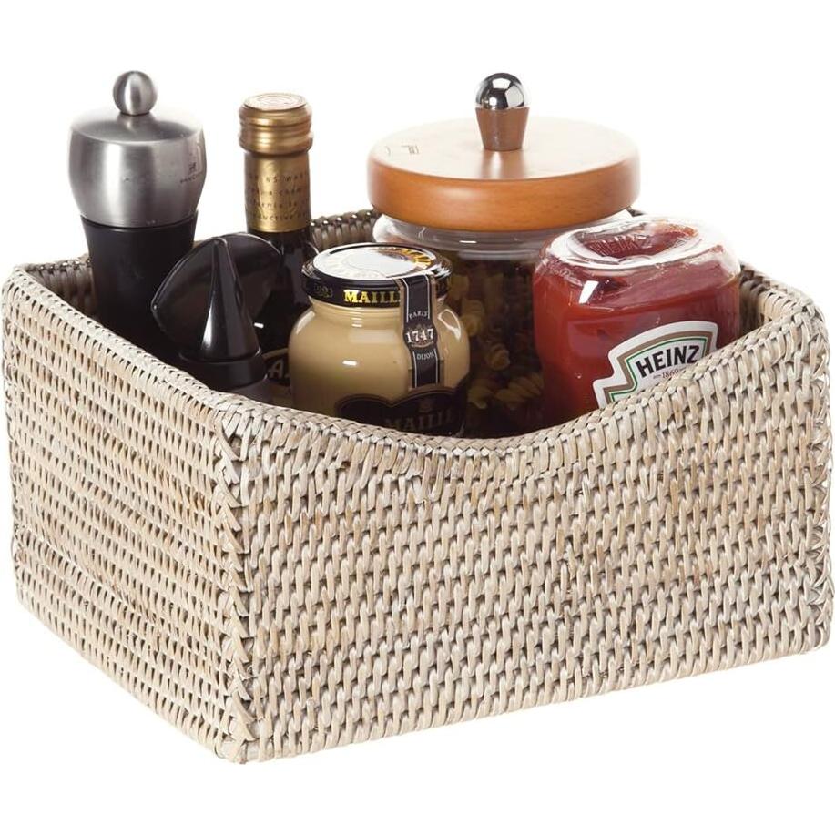 Cestas de Almacenamiento KOUBOO de Ratán Tejido - 2 Piezas