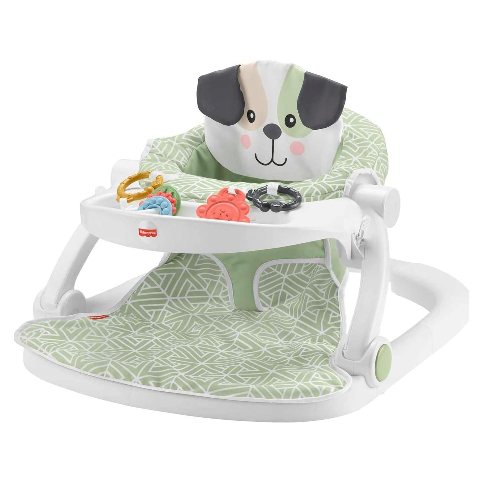 Silla Portátil para Bebés Fisher-Price Sit-Me-Up Cachorro