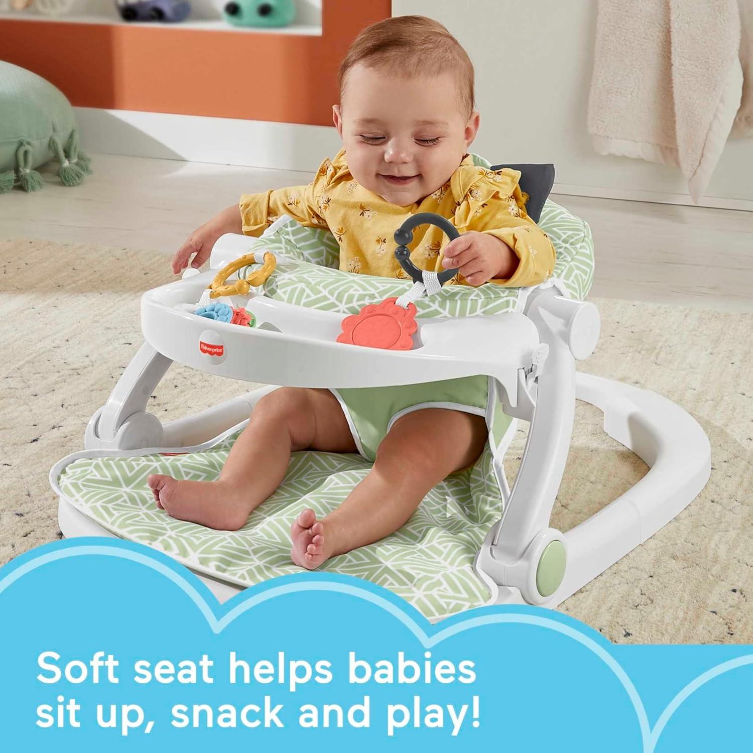 Silla Portátil para Bebés Fisher-Price Sit-Me-Up Cachorro