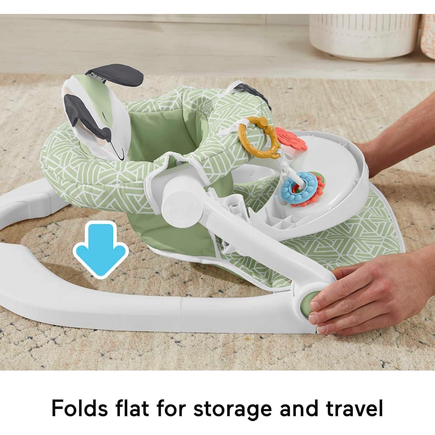 Silla Portátil para Bebés Fisher-Price Sit-Me-Up Cachorro