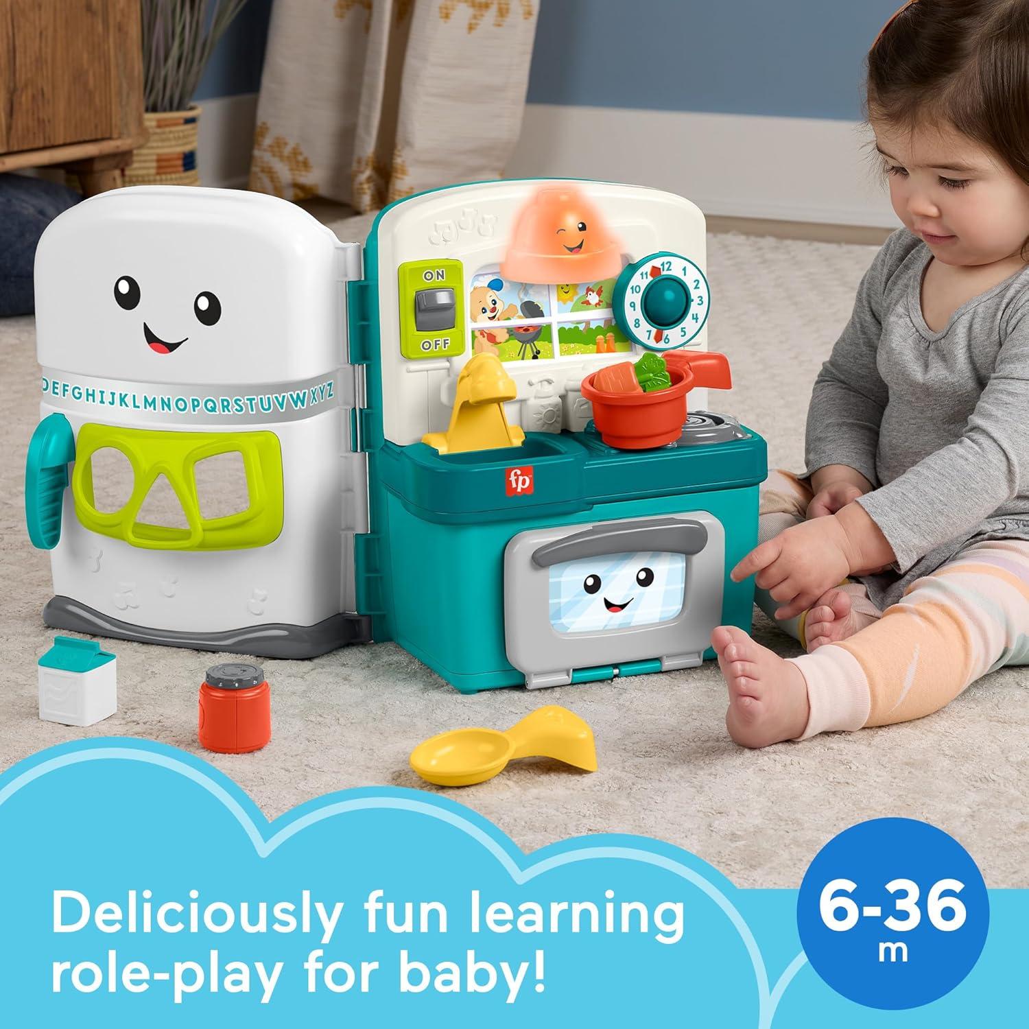 Cocina de Aprendizaje Fisher-Price Ríe y Aprende 5 Accesorios