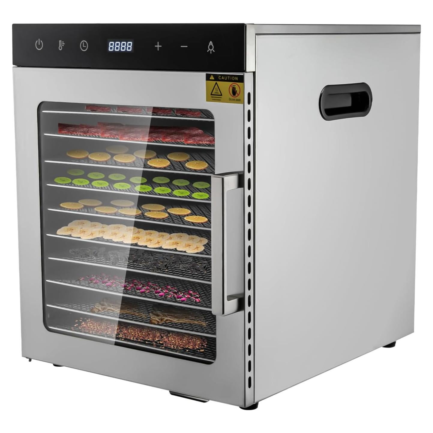 Deshidratador de Alimentos Liffshsy 10 Bandejas 800W Acero Inoxidable