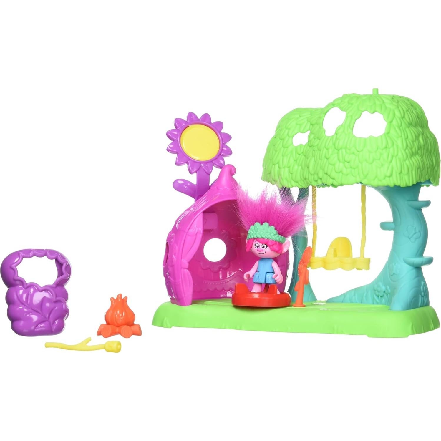 Fisher-Price Imaginext Campamento Trolls con Poppy 3+ Años