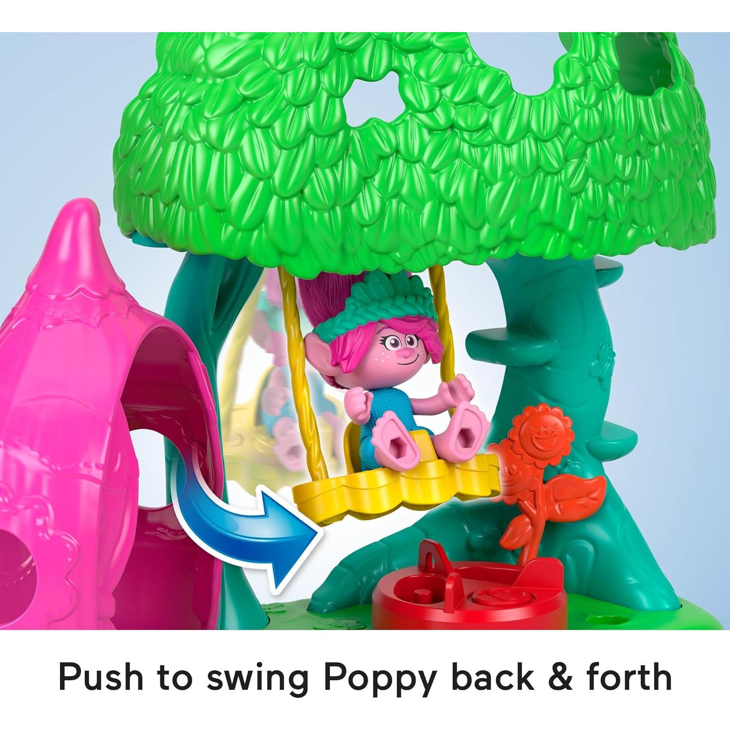 Fisher-Price Imaginext Campamento Trolls con Poppy 3+ Años